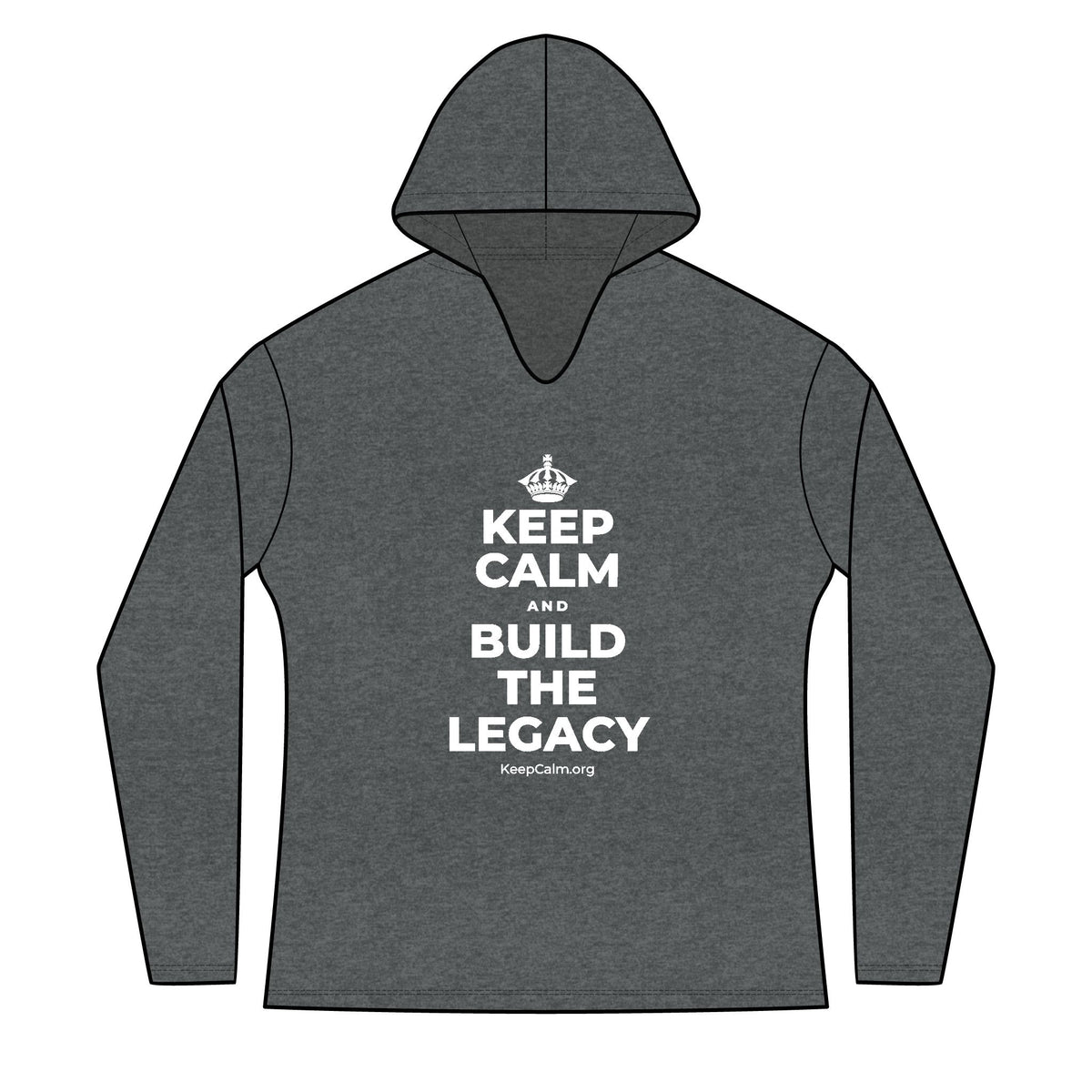 KEEP CALM AND BUILD THE LEGACY Women's Long Sleeve Hoodie