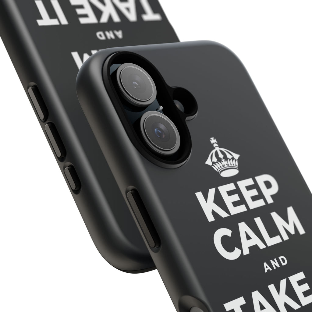 KEEP CALM AND TAKE IT ONE DAY AT A TIME Phone Case (Dark)