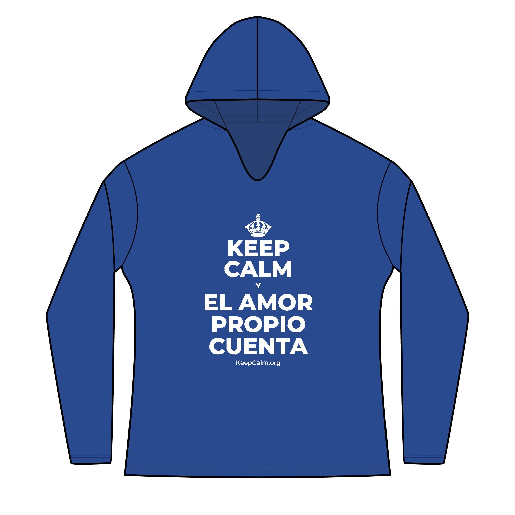KEEP CALM Y EL AMOR PROPIO CUENTA Women's Long Sleeve Hoodie