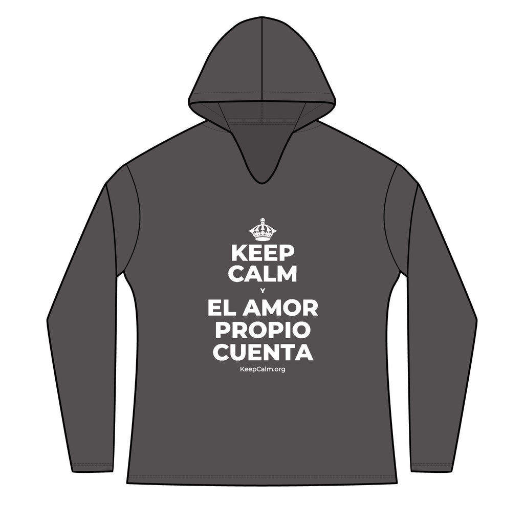 KEEP CALM Y EL AMOR PROPIO CUENTA Women's Long Sleeve Hoodie
