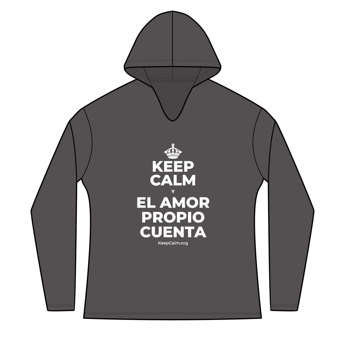KEEP CALM Y EL AMOR PROPIO CUENTA Women's Long Sleeve Hoodie