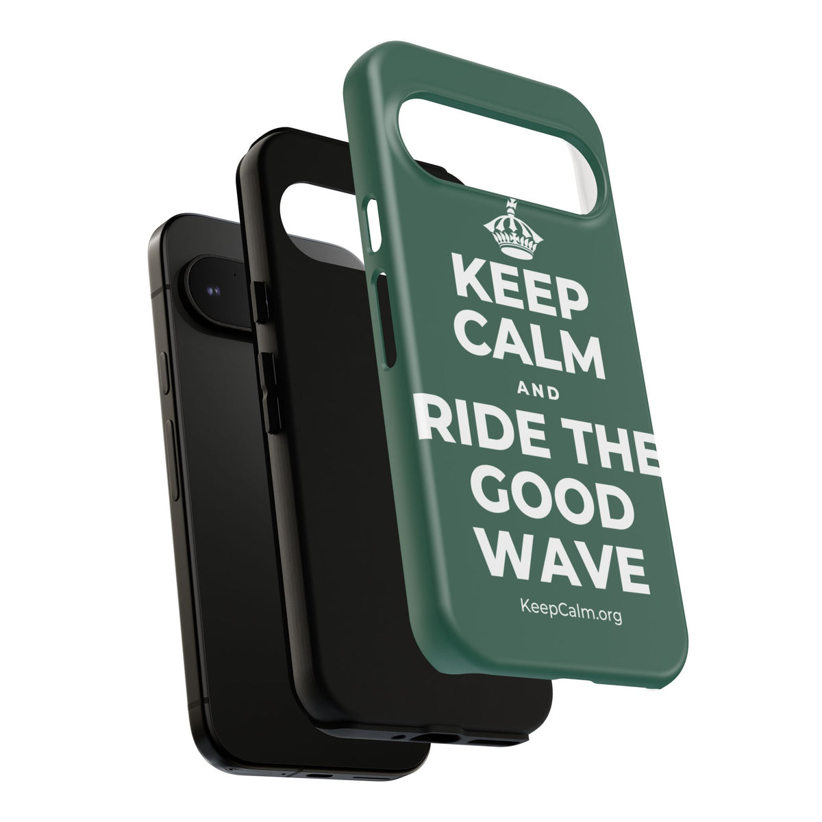 KEEP CALM AND RIDE THE GOOD WAVE Phone Case