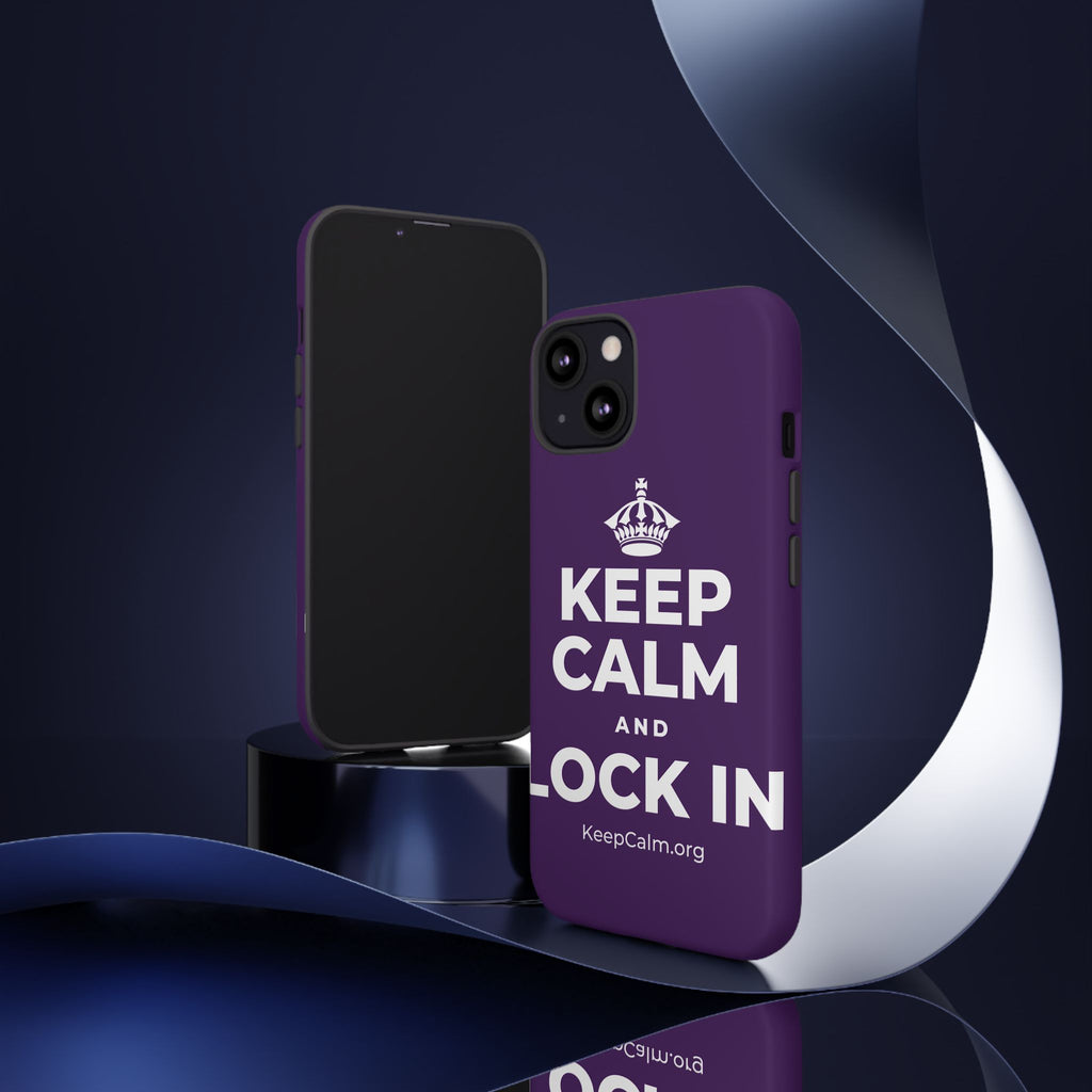 KEEP CALM AND LOCK IN Phone Case
