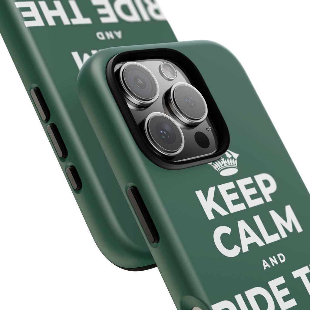 KEEP CALM AND RIDE THE GOOD WAVE Phone Case