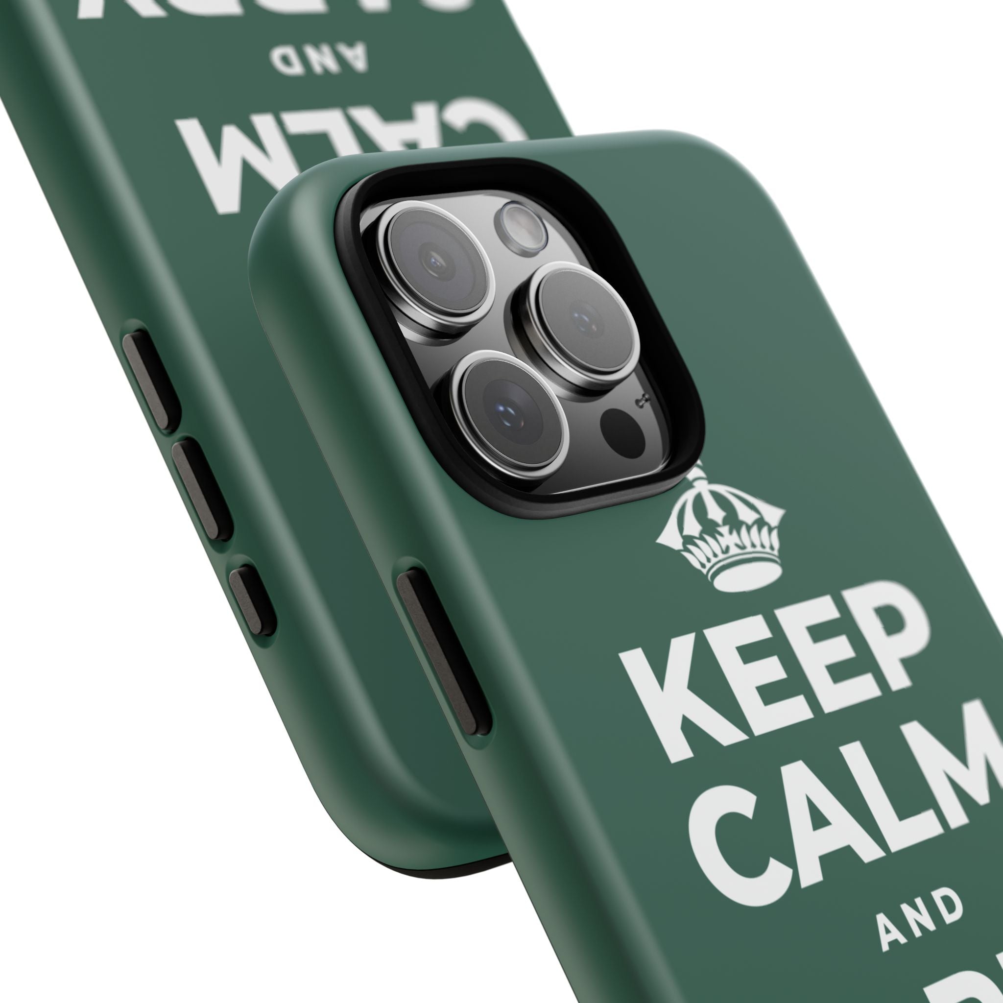 KEEP CALM AND CARRY LIGHT Phone Case