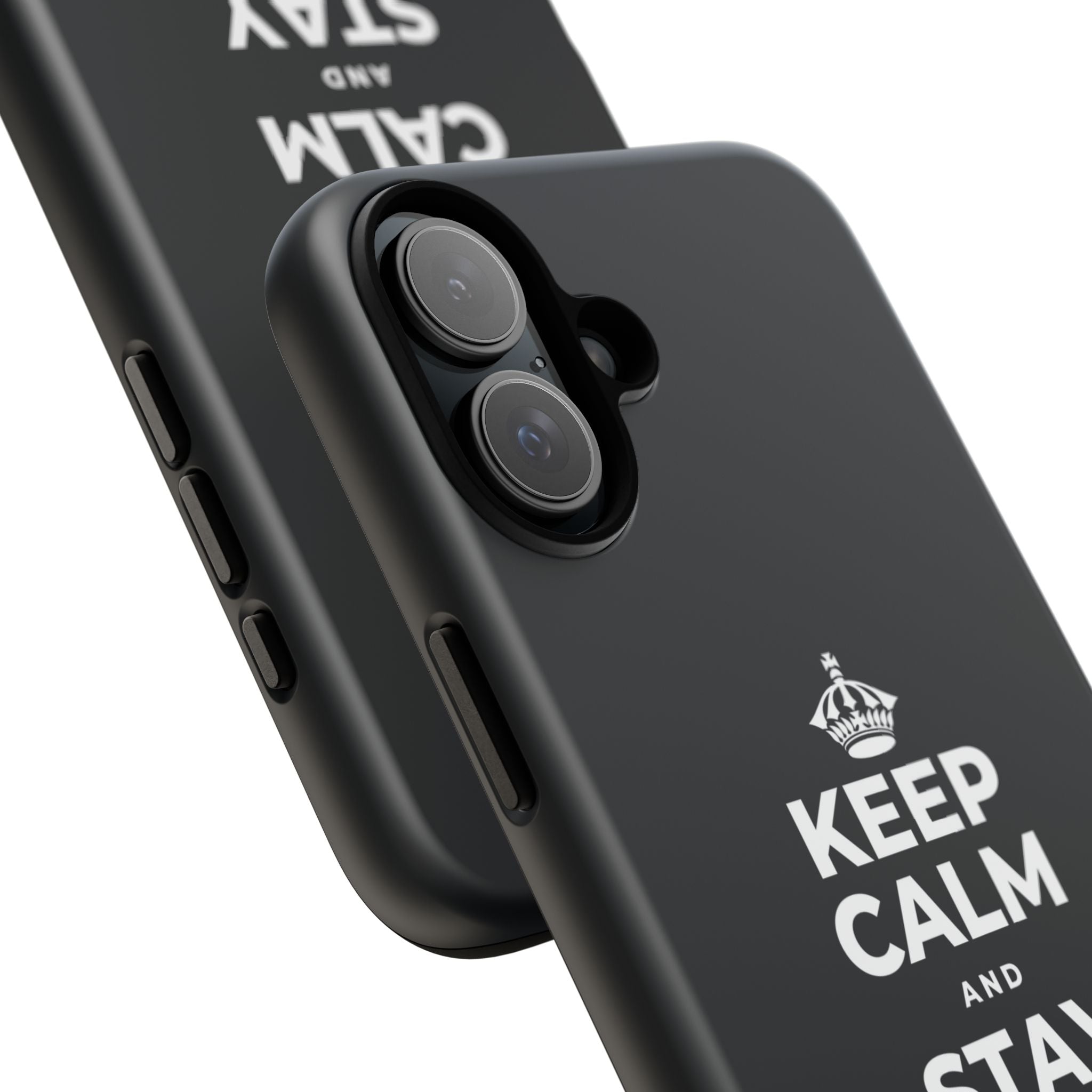 KEEP CALM AND STAY UNBOTHERED Phone Case (Dark)