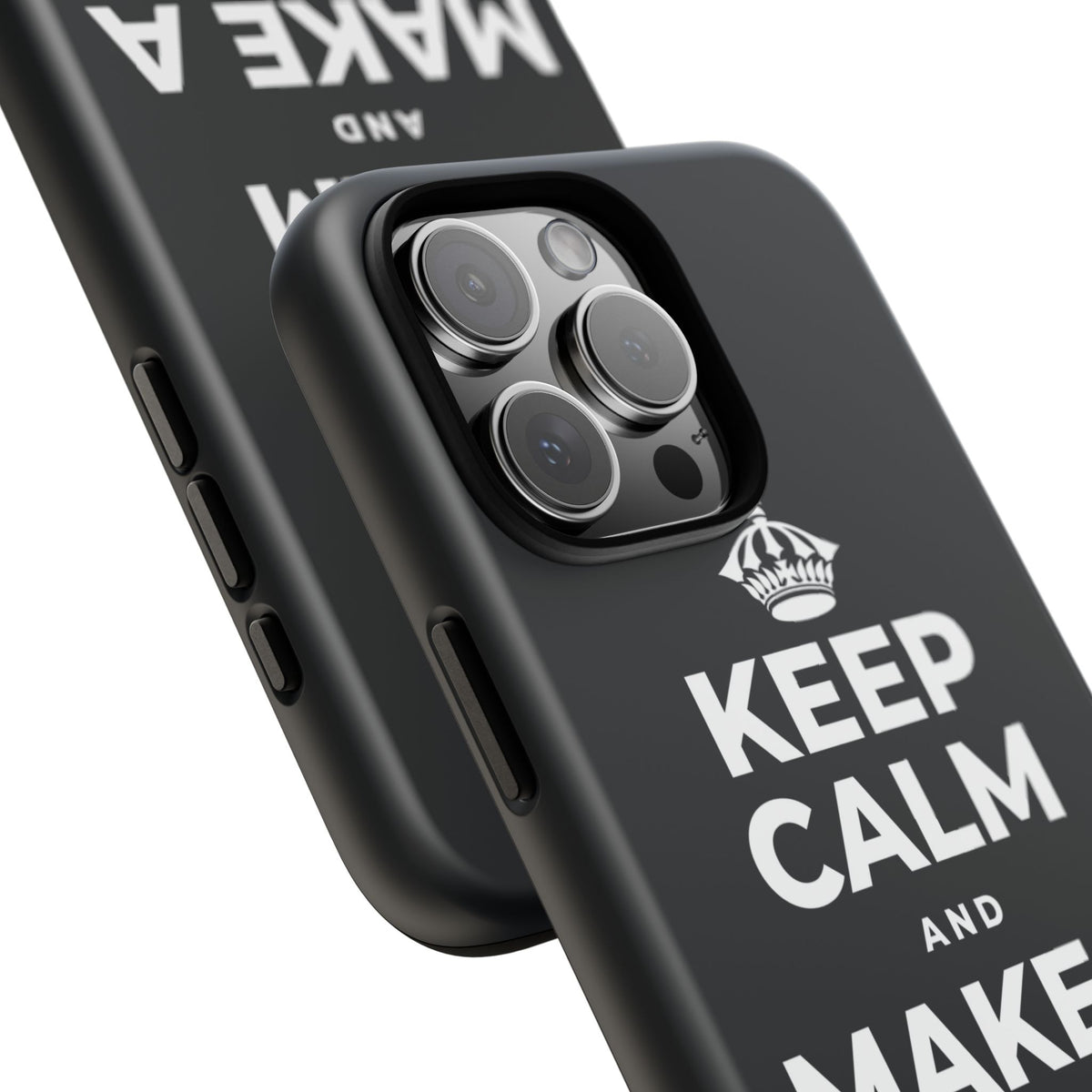 KEEP CALM AND MAKE A HAPPY MEMORY Phone Case (Dark)