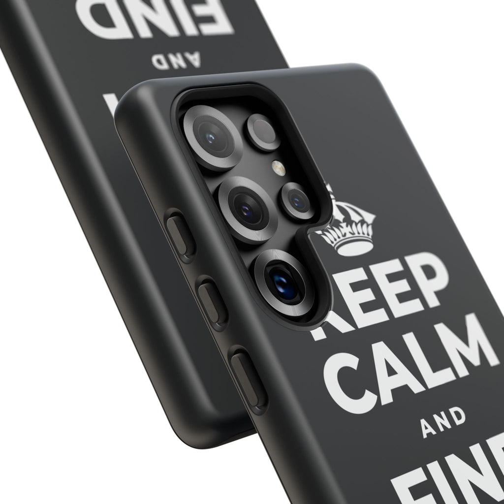 KEEP CALM AND FIND YOUR PEOPLE Phone Case (Dark)