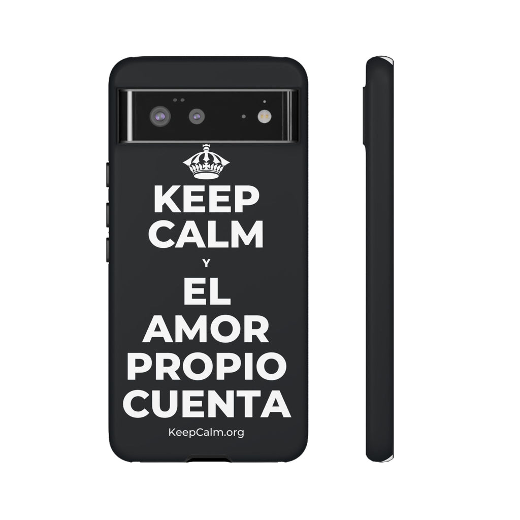 KEEP CALM Y EL AMOR PROPIO CUENTA Phone Case (Dark)