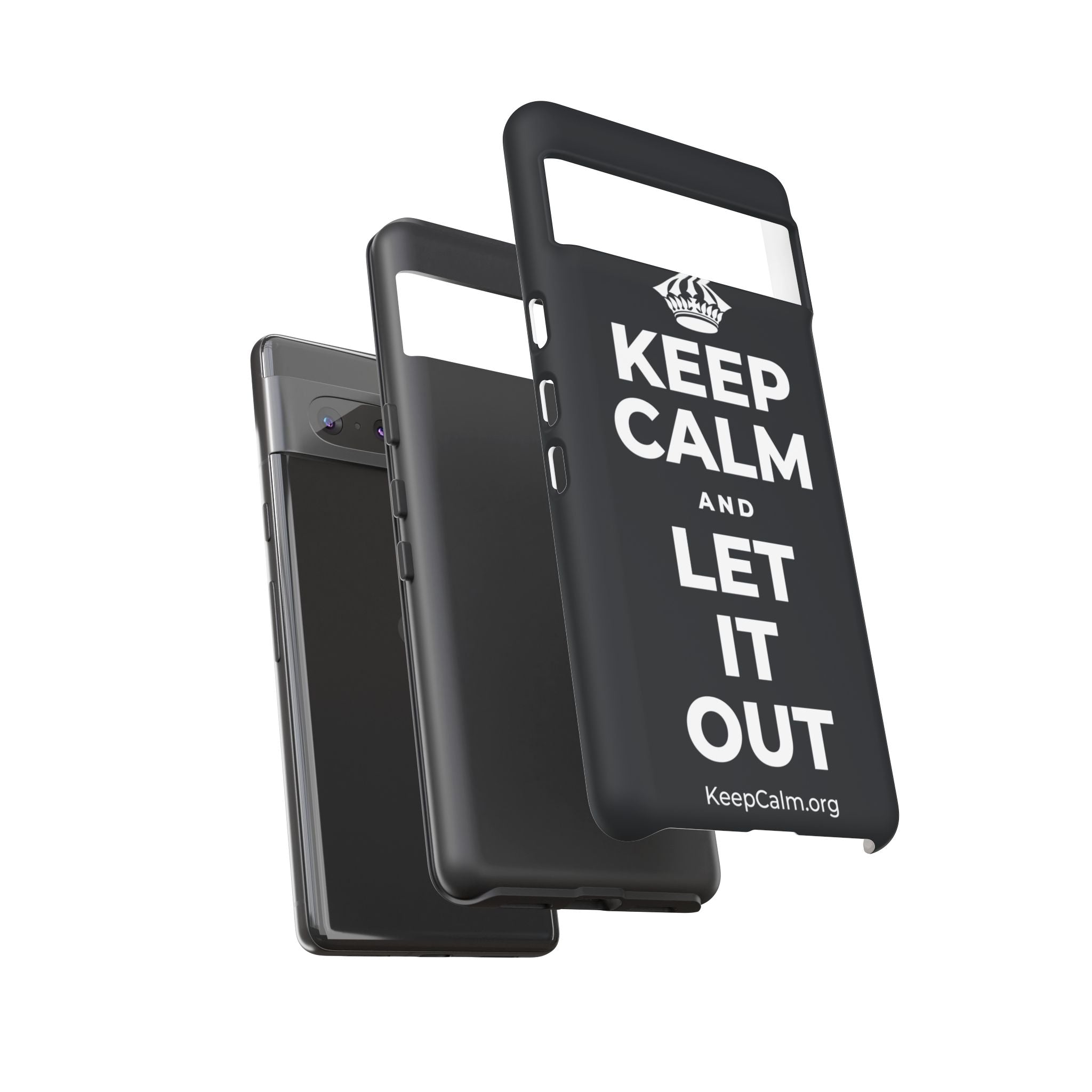 KEEP CALM AND LET IT OUT Phone Case (Dark)