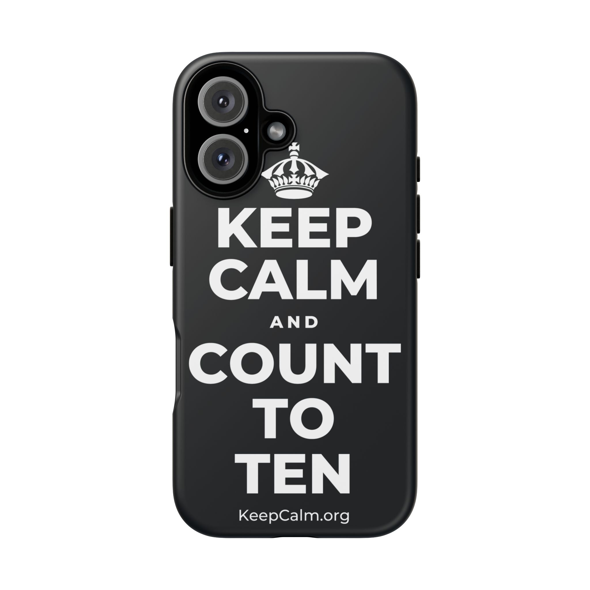 KEEP CALM AND COUNT TO TEN Phone Case (Dark)
