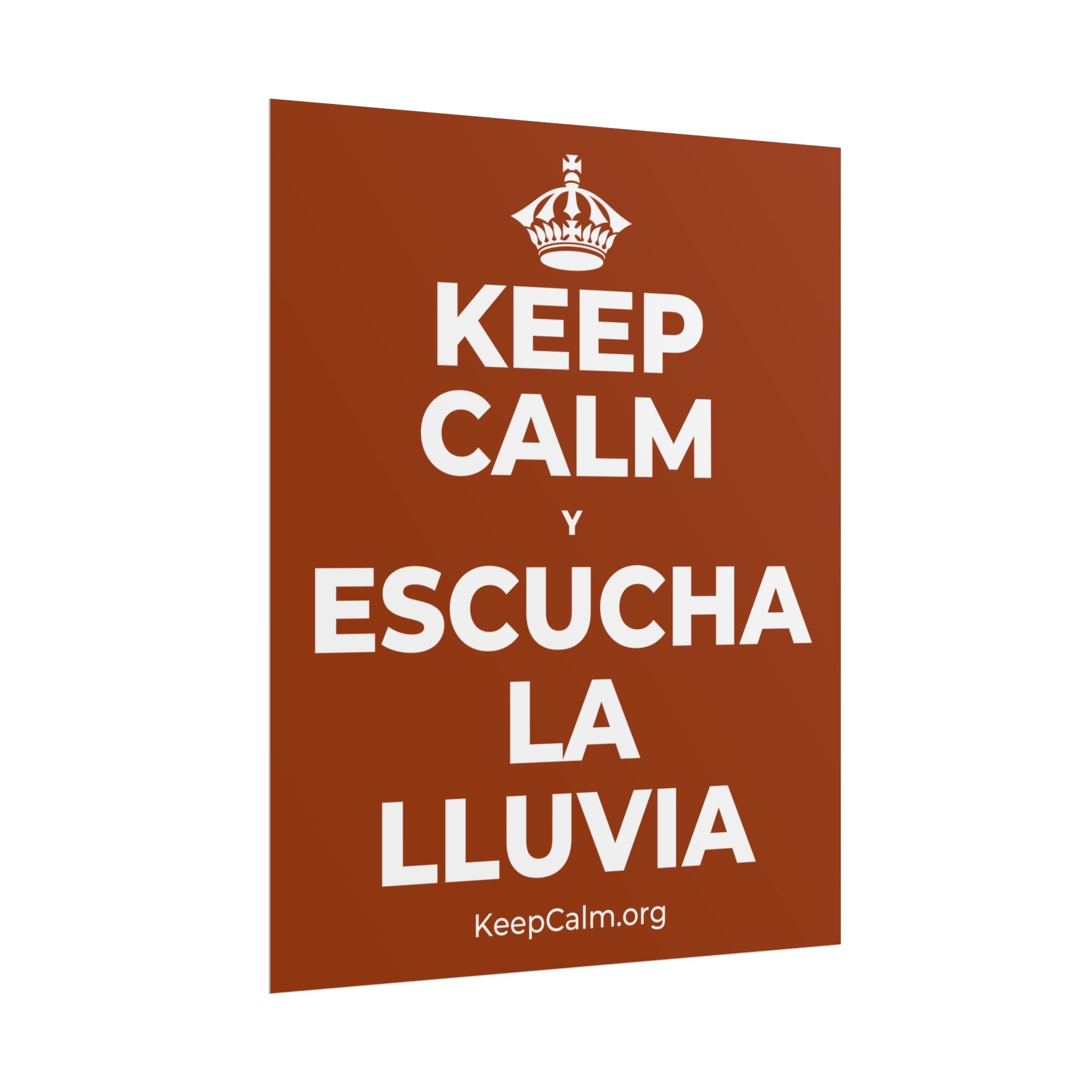 KEEP CALM Y ESCUCHA LA LLUVIA Poster