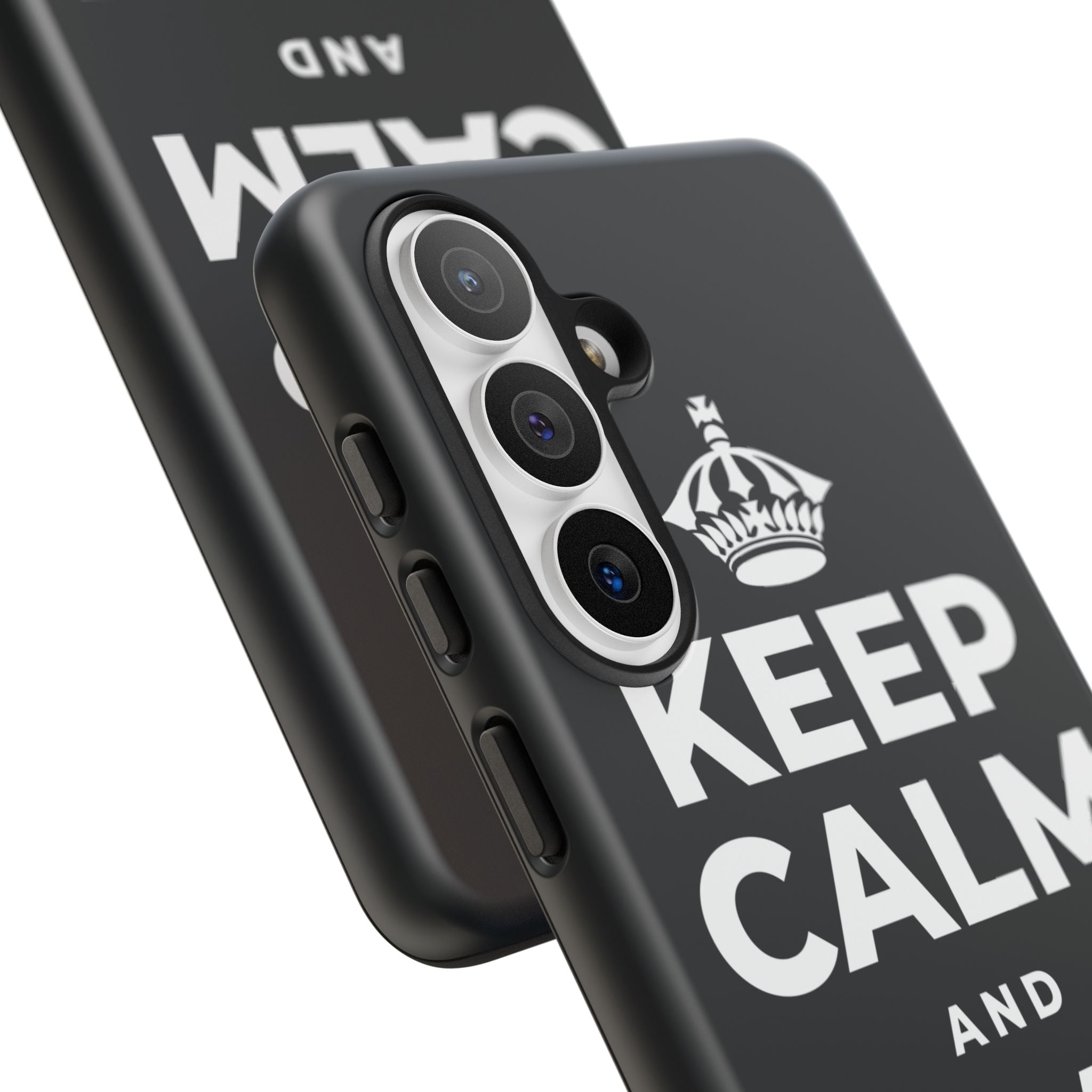 KEEP CALM AND SOAK IT UP Phone Case (Dark)