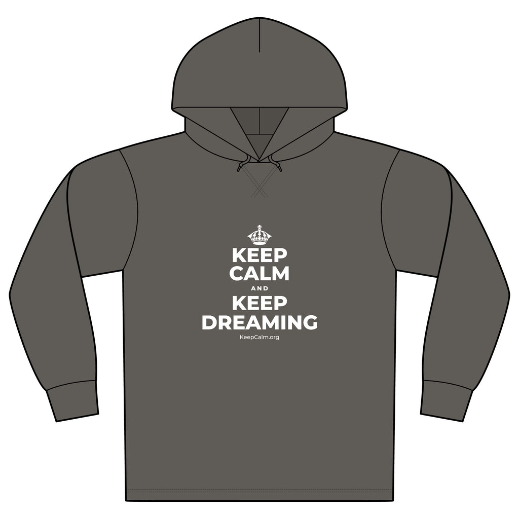 KEEP CALM AND KEEP DREAMING Organic Hoodie Tee