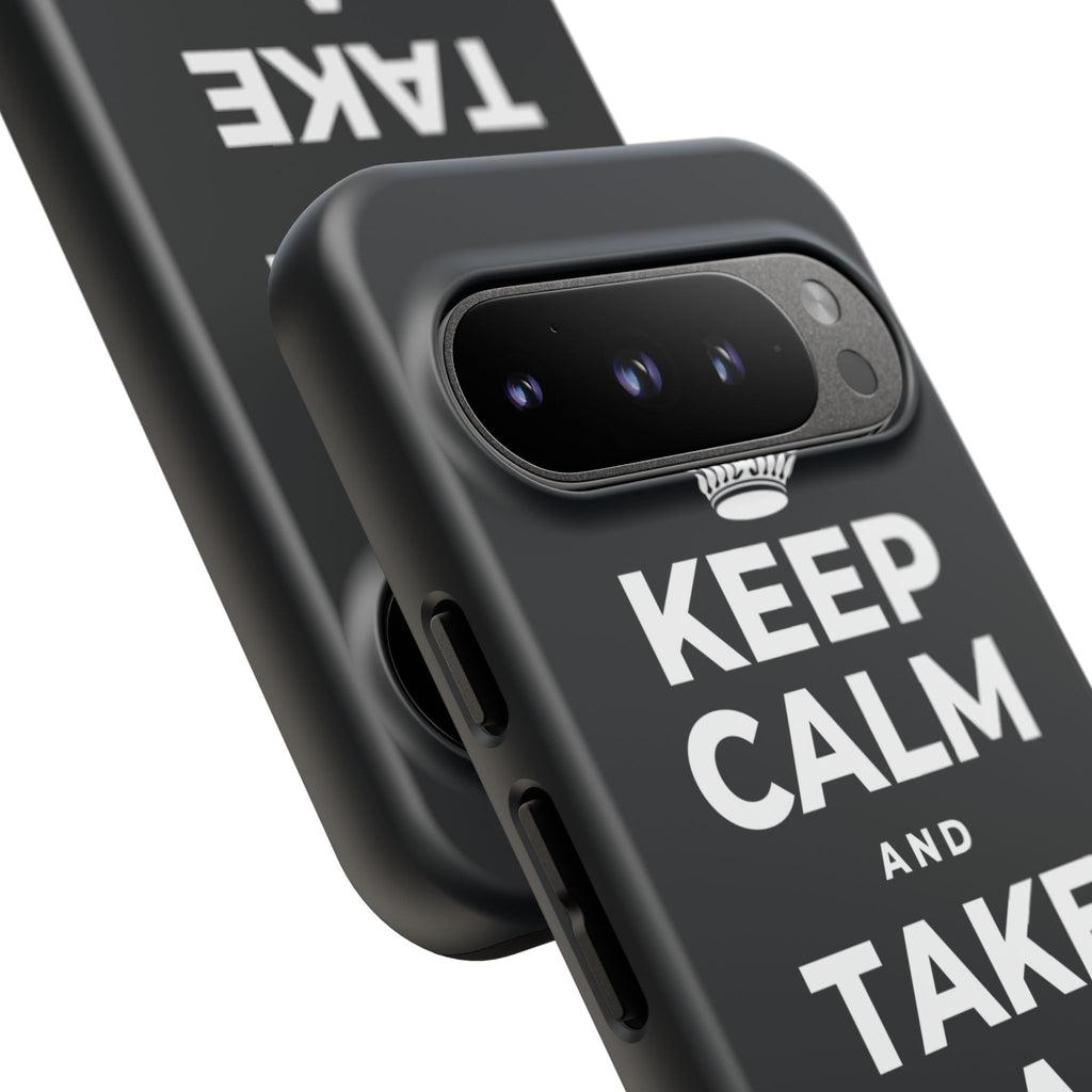 KEEP CALM AND TAKE A REAL BREAK Phone Case (Dark)