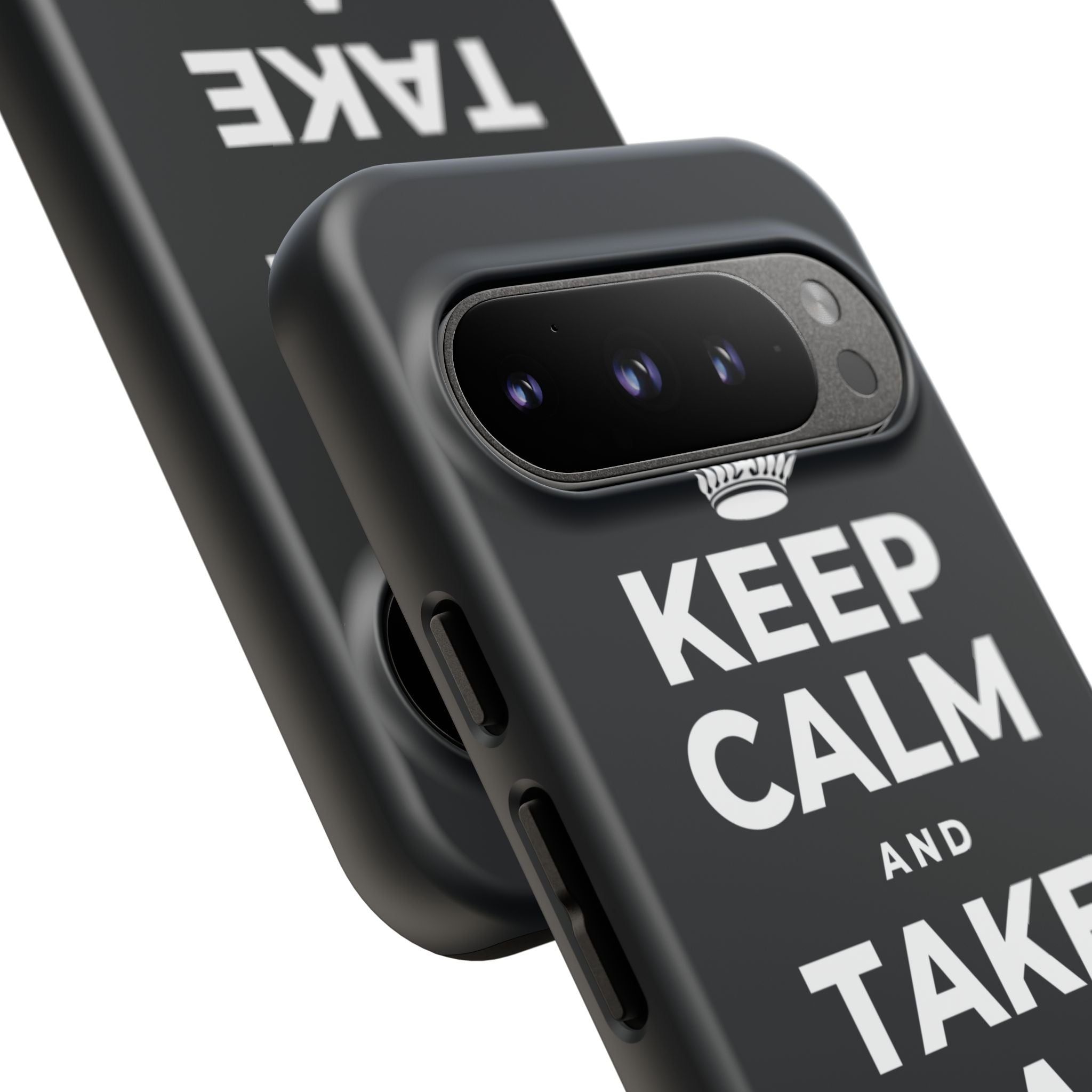 KEEP CALM AND TAKE A REAL BREAK Phone Case (Dark)