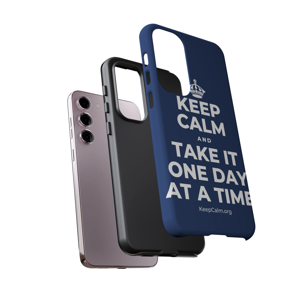 KEEP CALM AND TAKE IT ONE DAY AT A TIME Phone Case