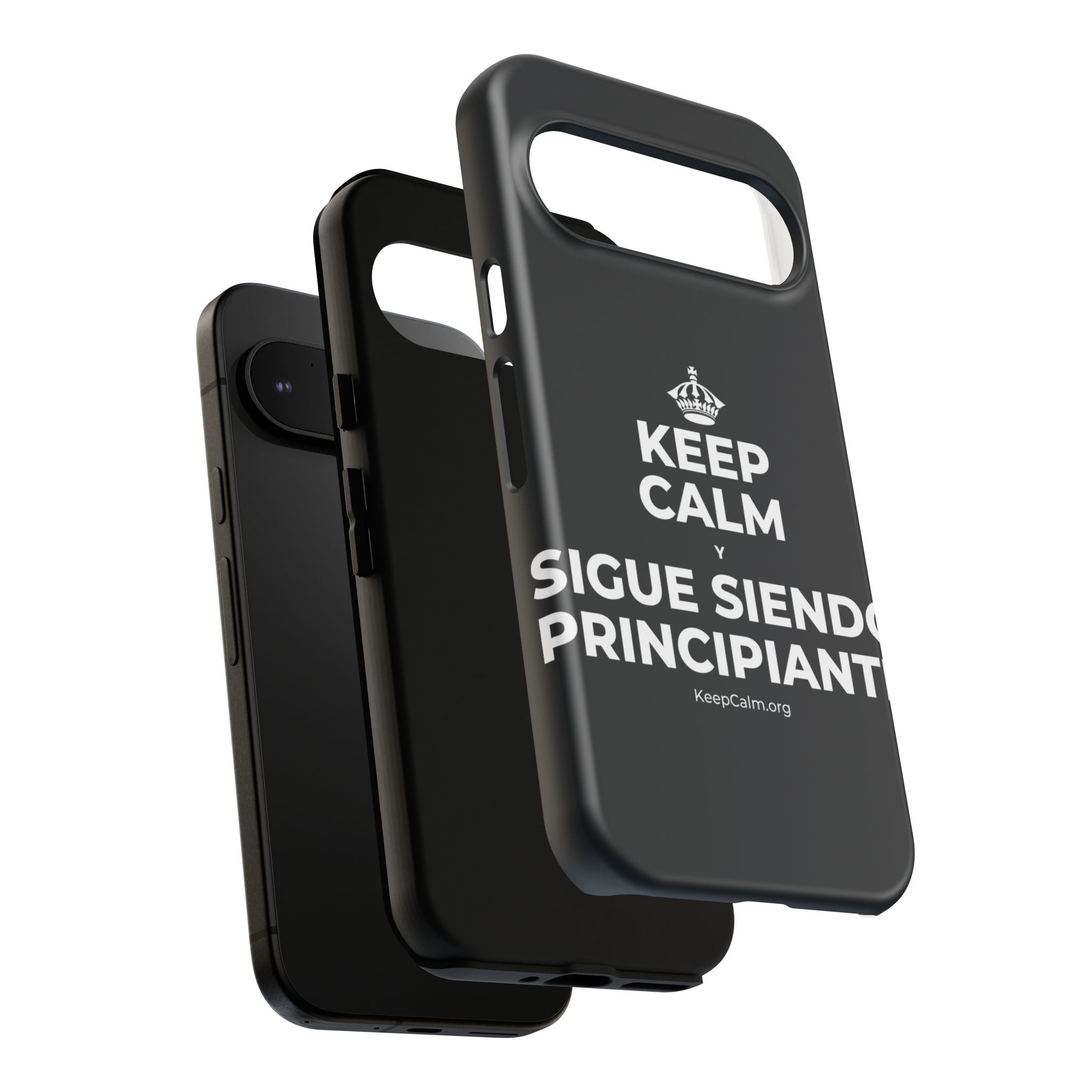KEEP CALM Y SIGUE SIENDO PRINCIPIANTE Phone Case (Dark)
