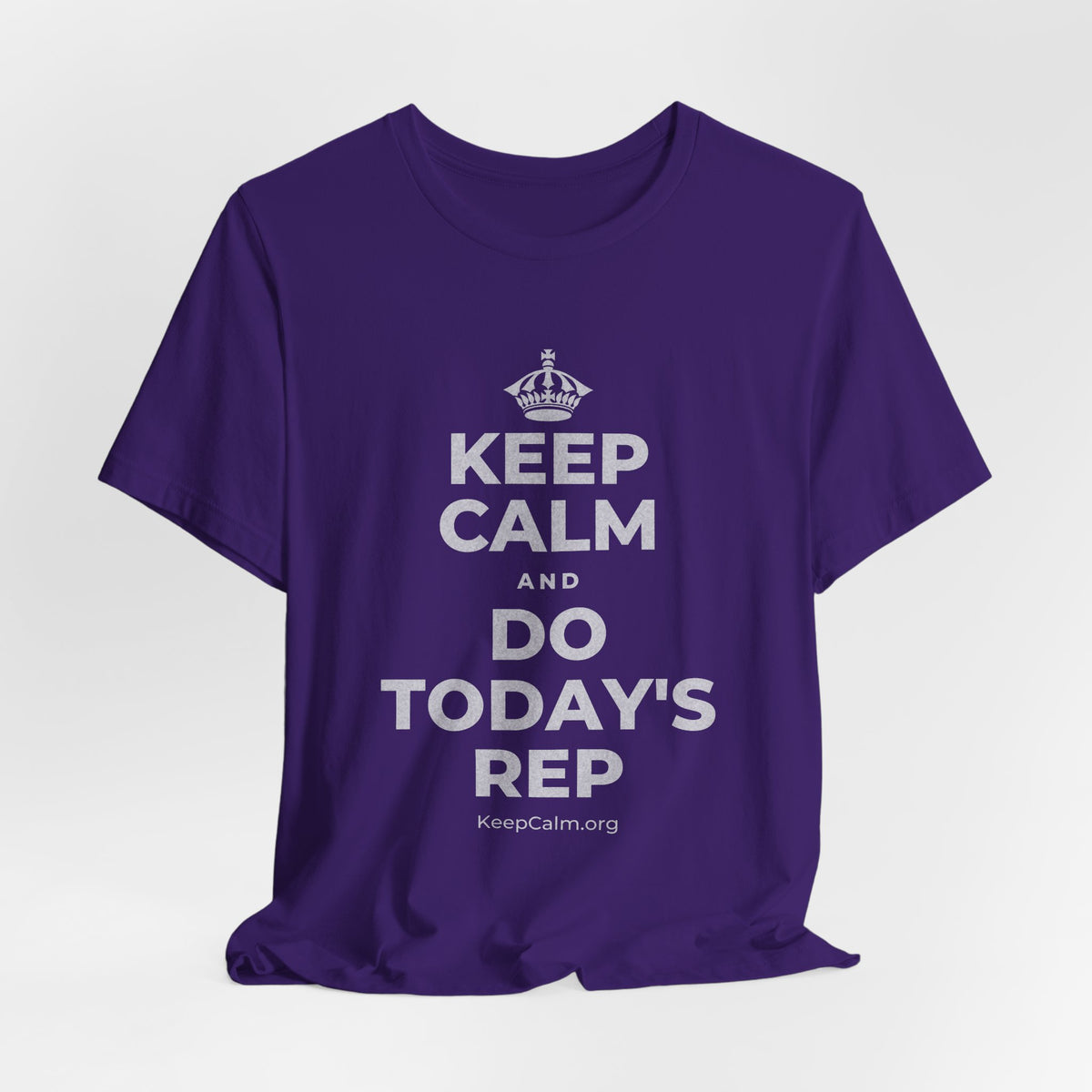 KEEP CALM AND DO TODAY'S REP T-Shirt (Soft Cream–Heather Mauve)