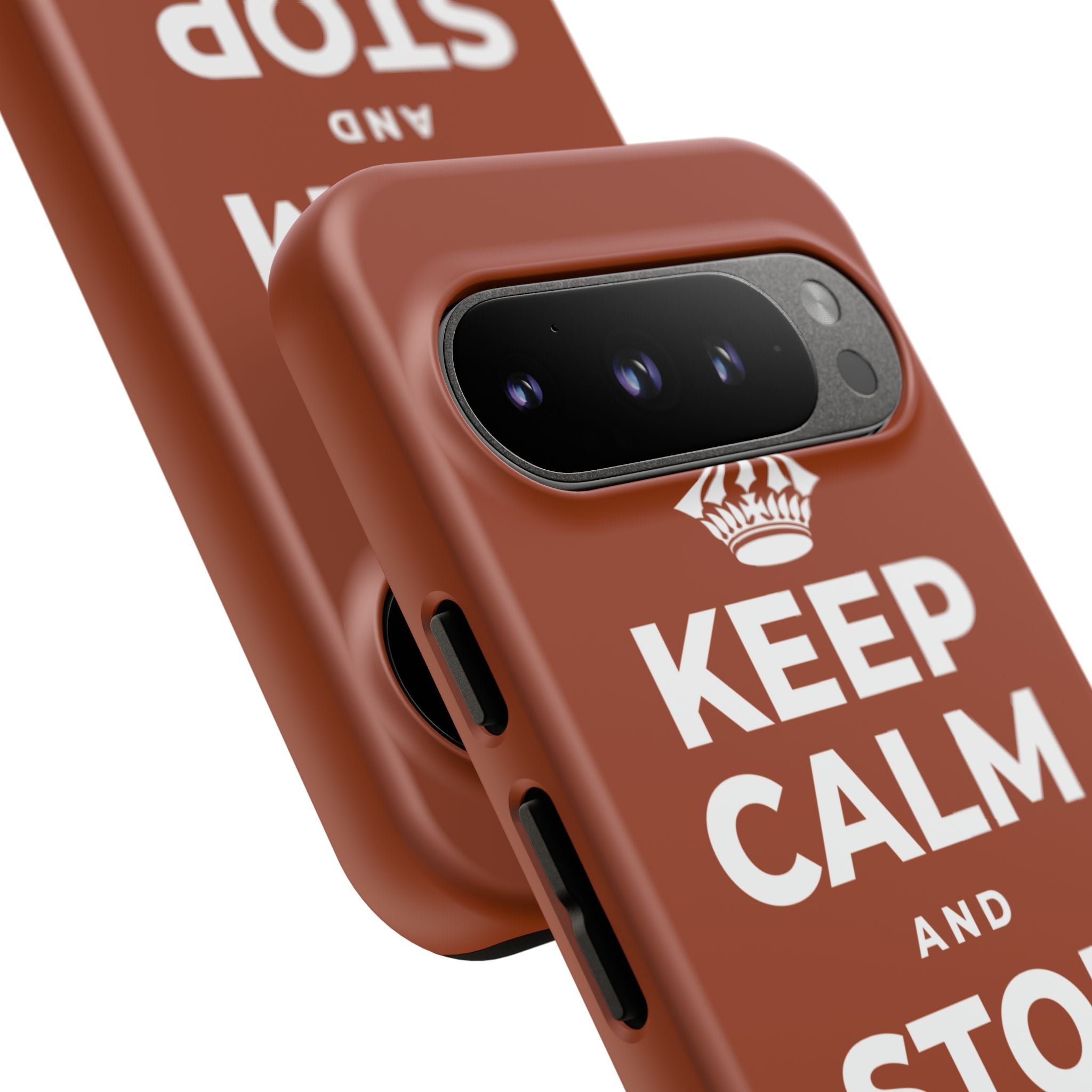 KEEP CALM AND STOP FORCING IT Phone Case
