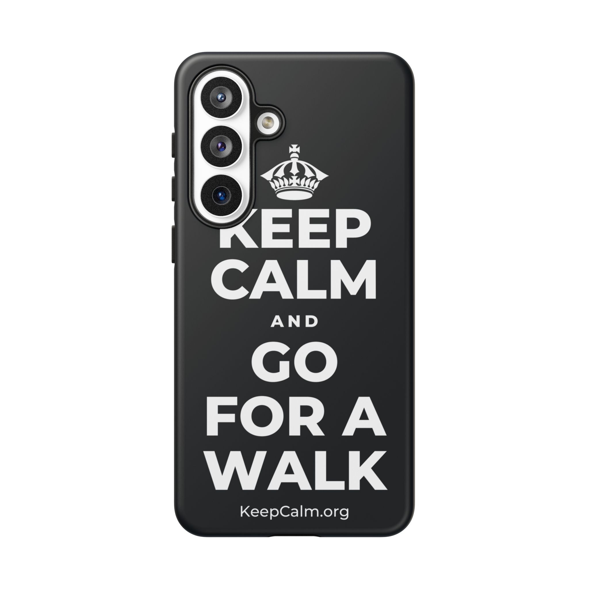 KEEP CALM AND GO FOR A WALK Phone Case (Dark)