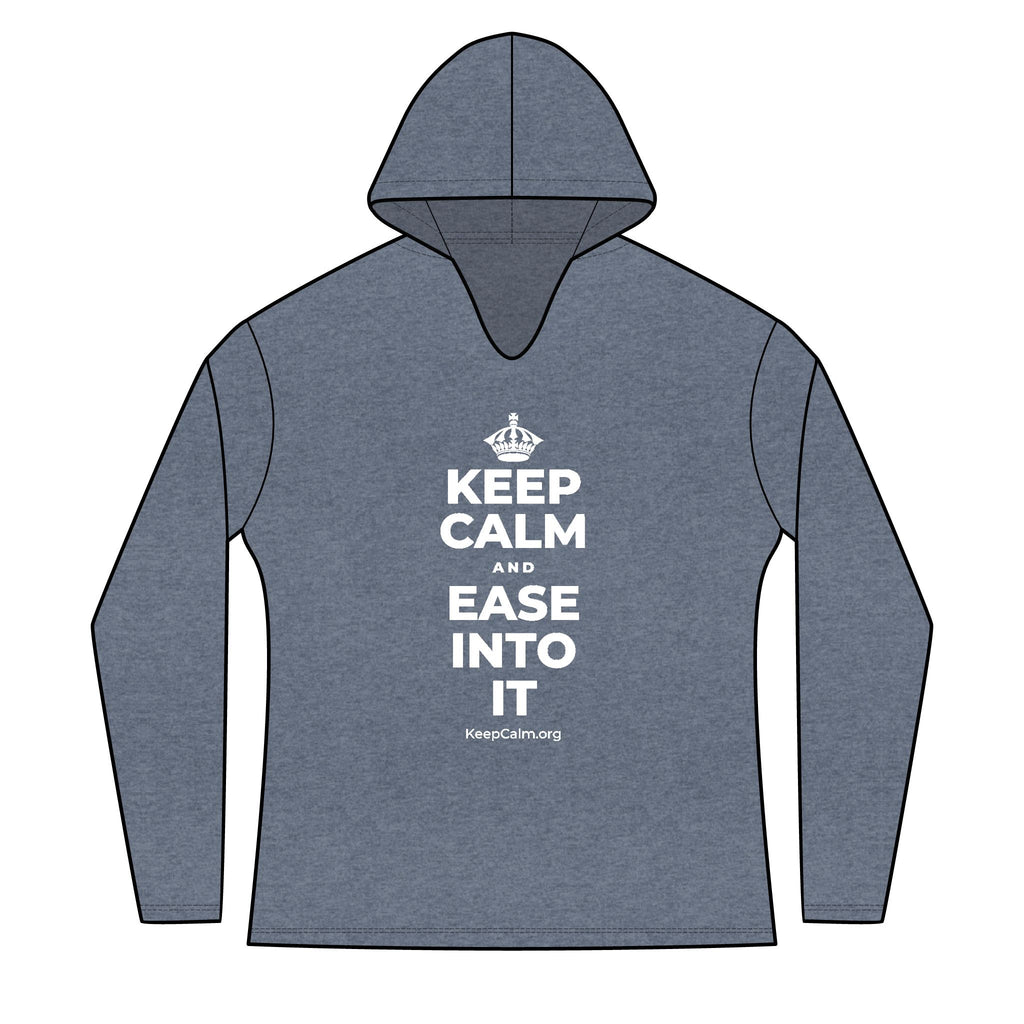 KEEP CALM AND EASE INTO IT Women's Long Sleeve Hoodie