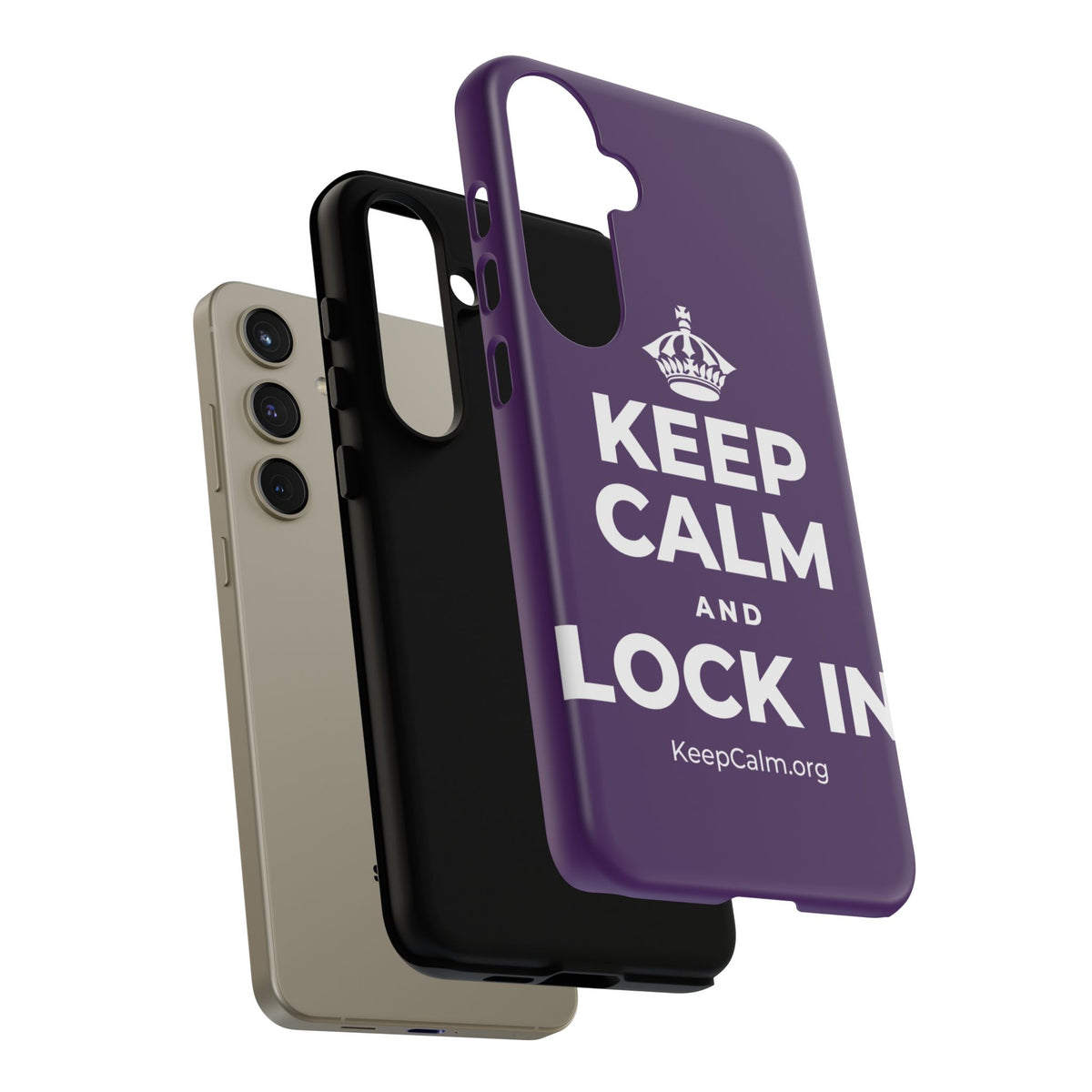 KEEP CALM AND LOCK IN Phone Case