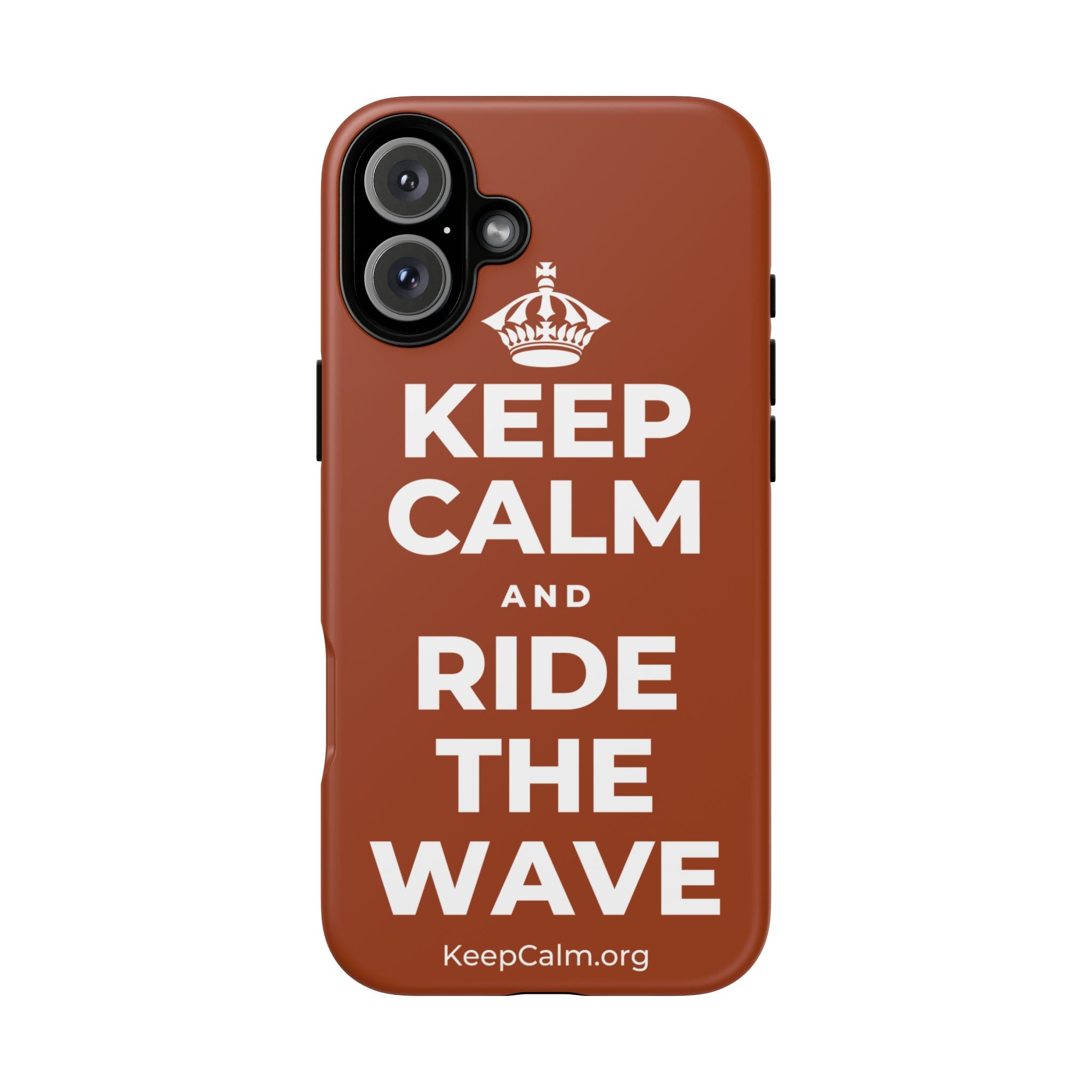 KEEP CALM AND RIDE THE WAVE Phone Case