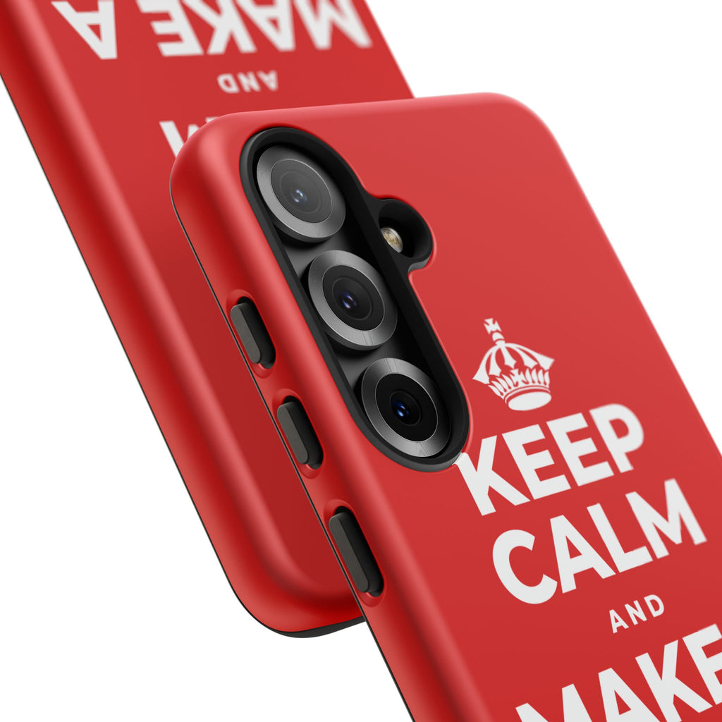 KEEP CALM AND MAKE A HAPPY MEMORY Phone Case