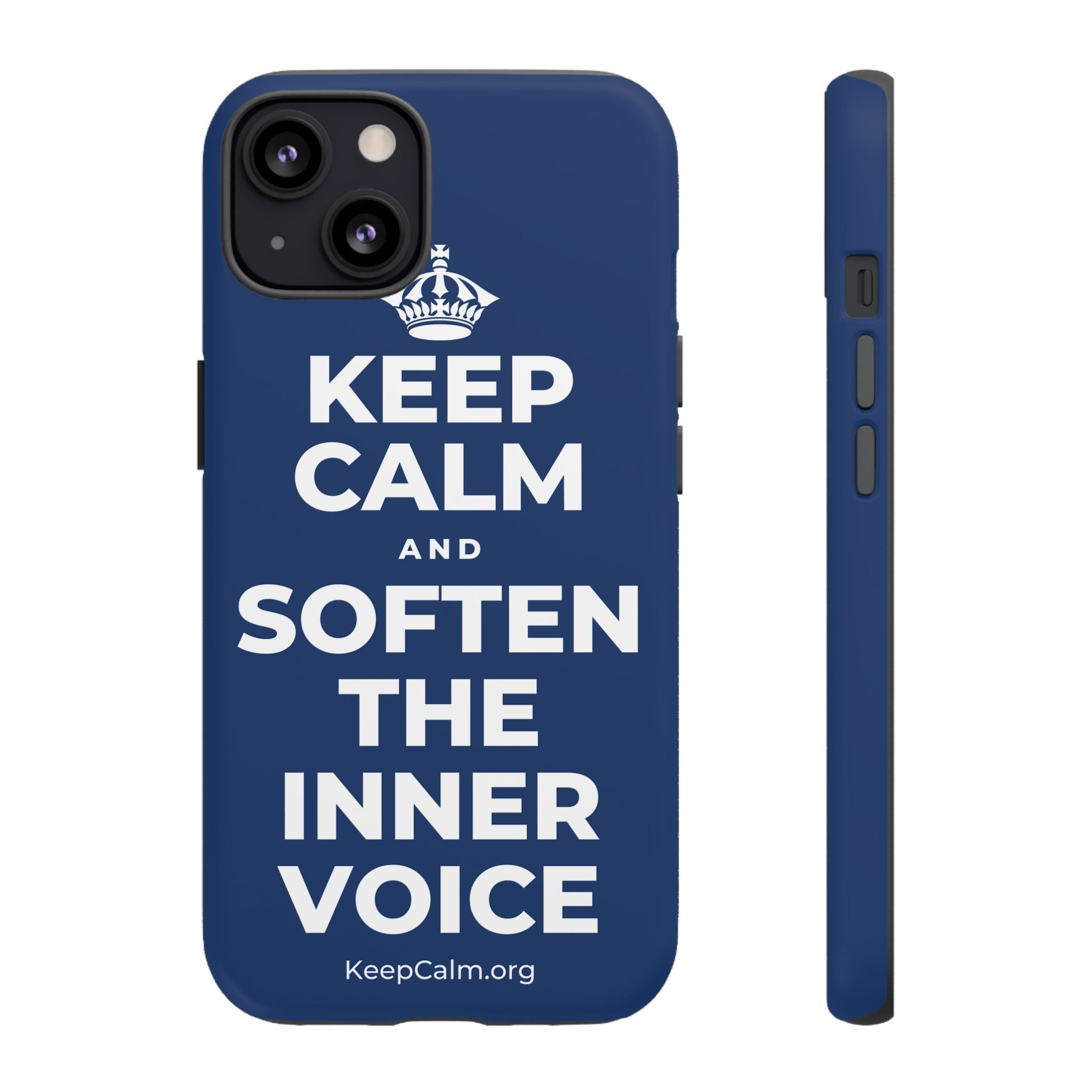 KEEP CALM AND SOFTEN THE INNER VOICE Phone Case