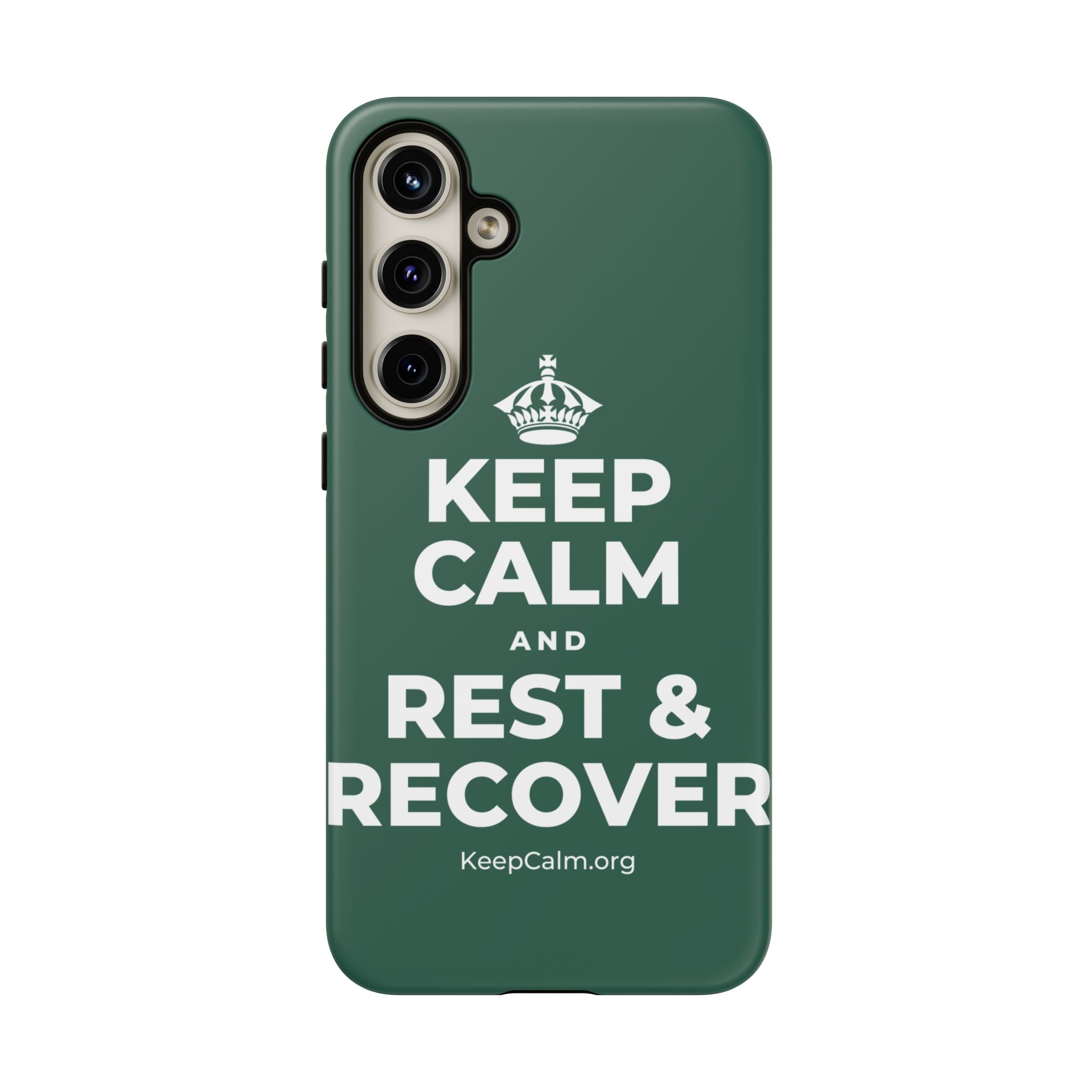KEEP CALM AND REST & RECOVER Phone Case