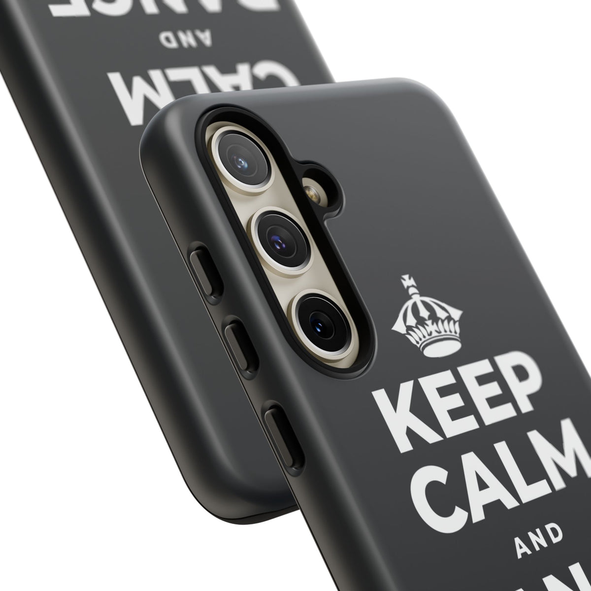 KEEP CALM AND DANCE WITH ME Phone Case (Dark)