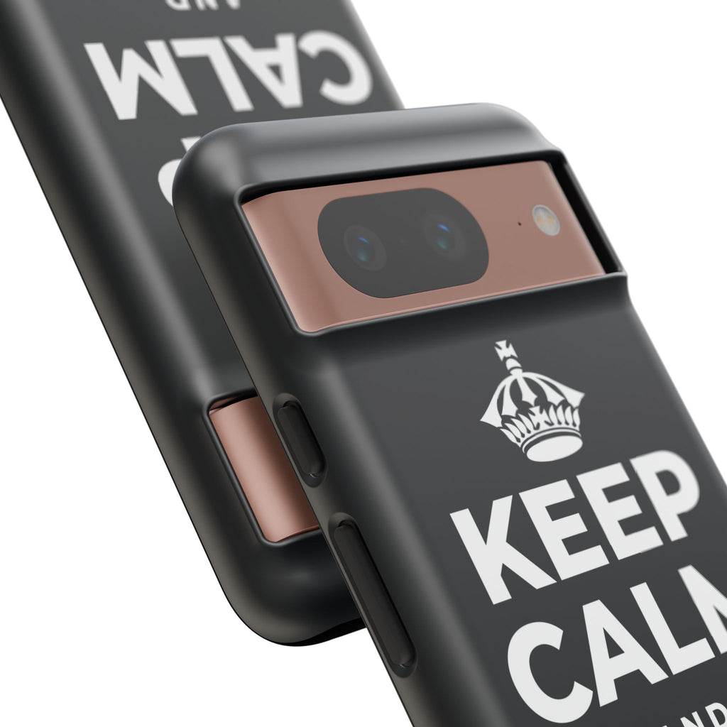 KEEP CALM AND OWN IT Phone Case (Dark)