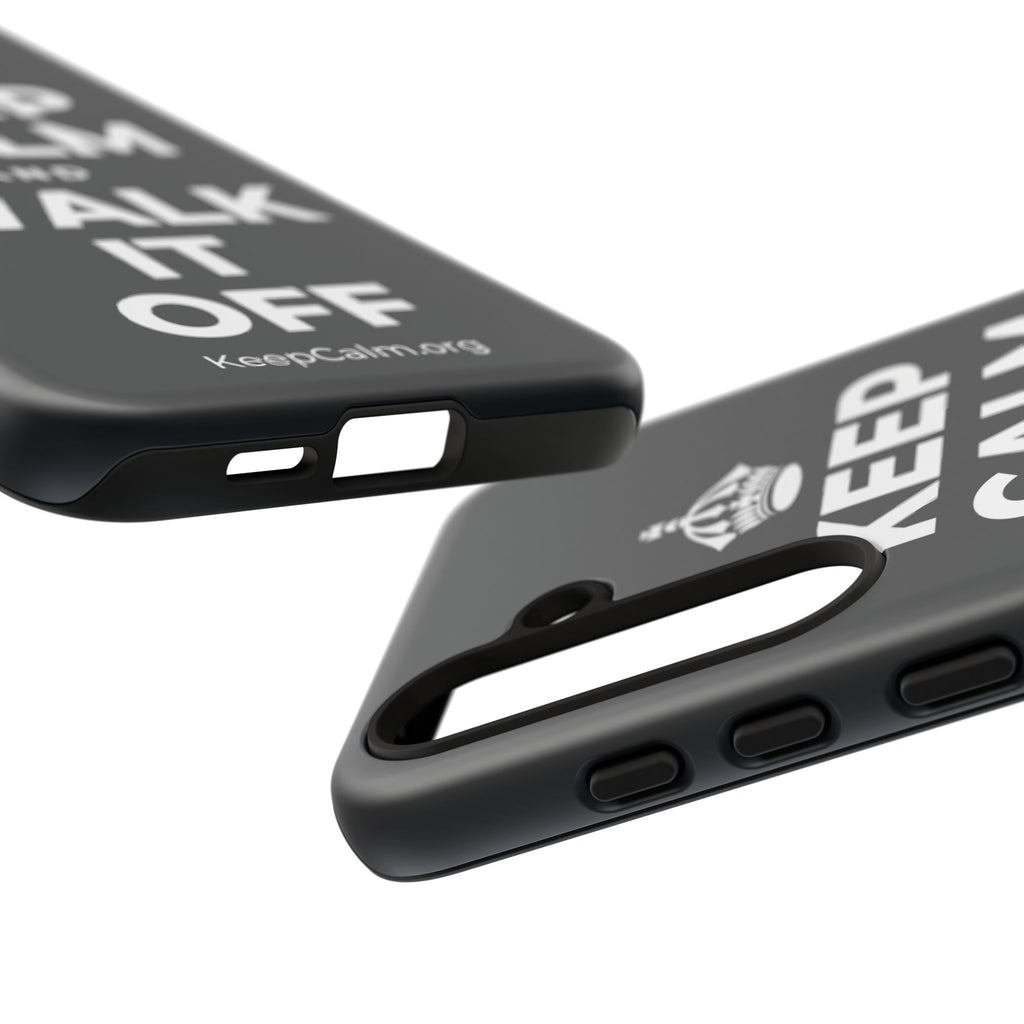 KEEP CALM AND WALK IT OFF Phone Case (Dark)
