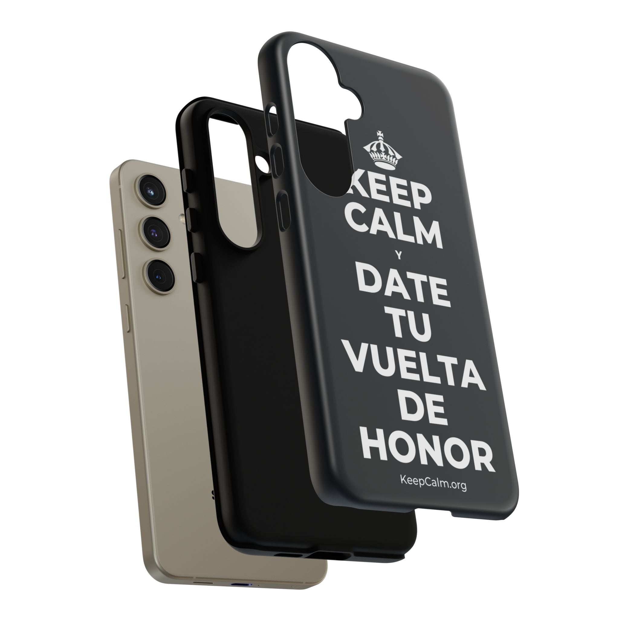 KEEP CALM Y DATE TU VUELTA DE HONOR Phone Case (Dark)