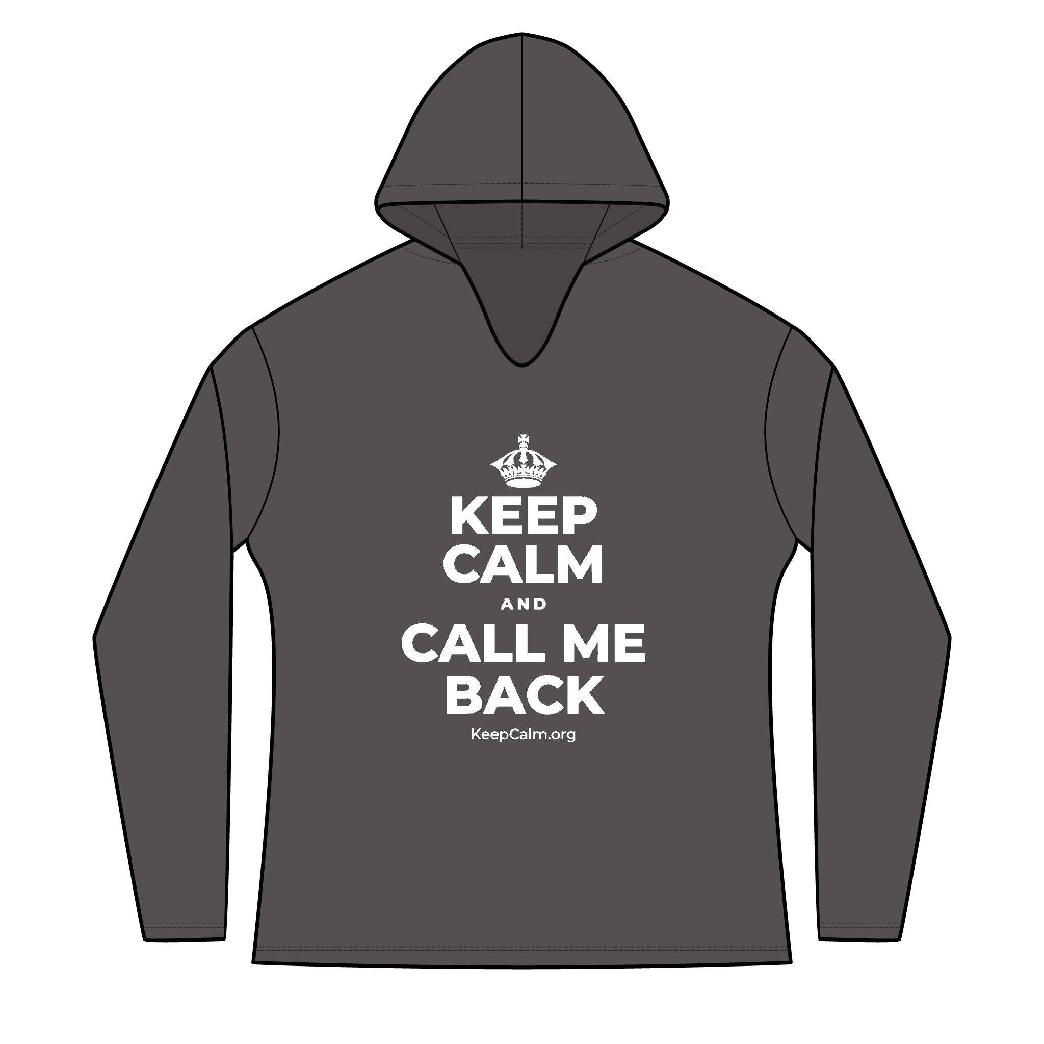 KEEP CALM AND CALL ME BACK Women's Long Sleeve Hoodie