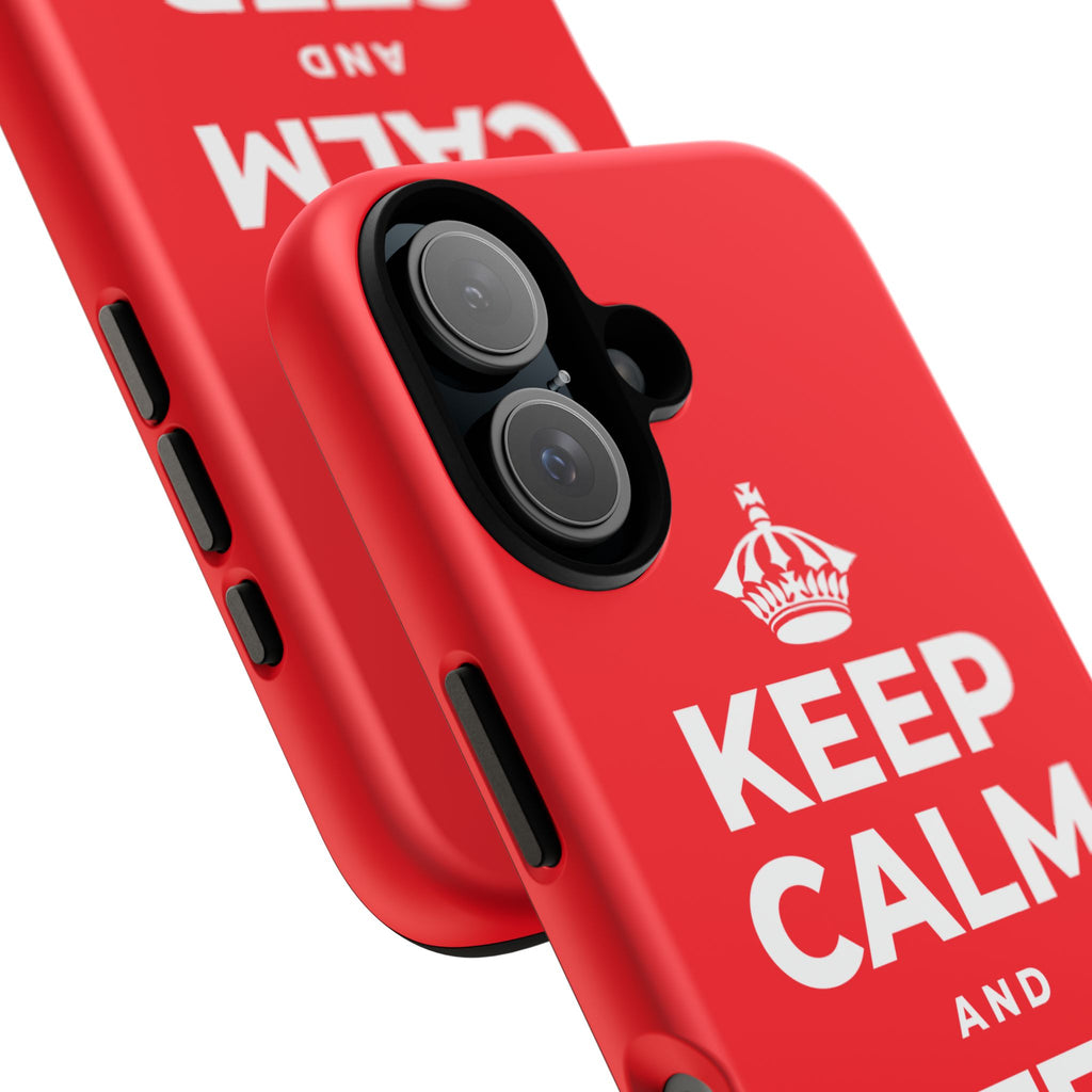 KEEP CALM AND STEP OUTSIDE Phone Case