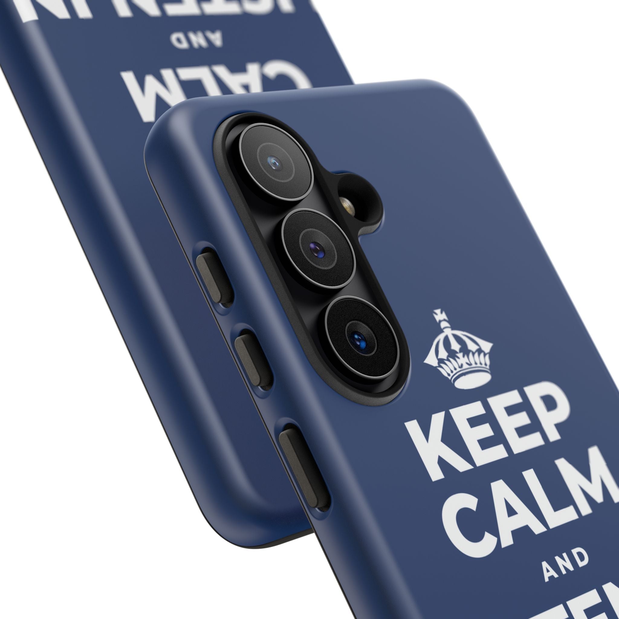 KEEP CALM AND LISTEN IN THE DARK Phone Case