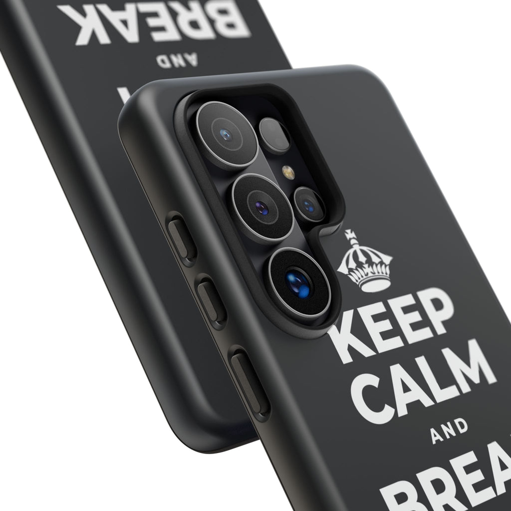 KEEP CALM AND BREAK THE MOLD Phone Case (Dark)