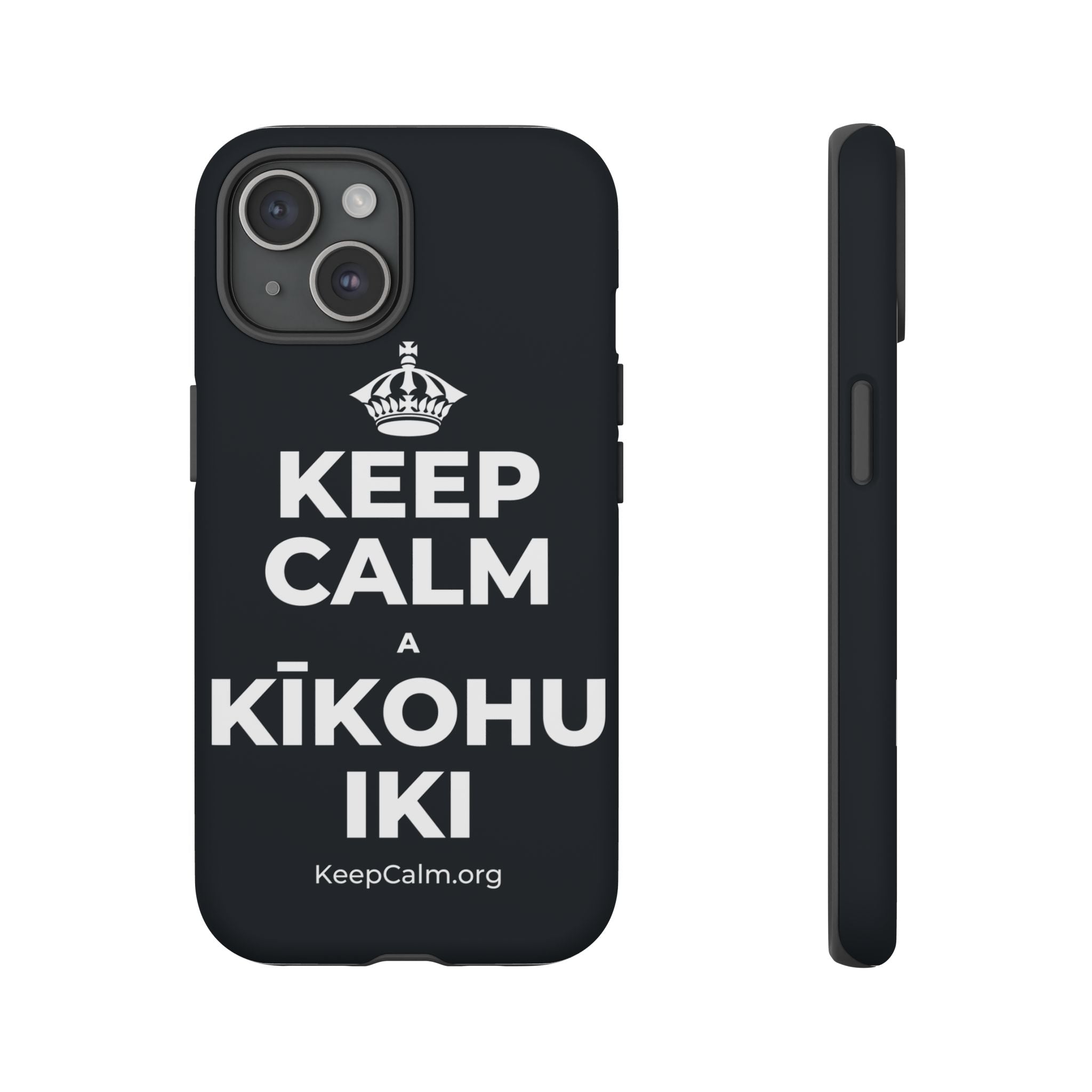 KEEP CALM A KĪKOHU IKI Phone Case (Dark)