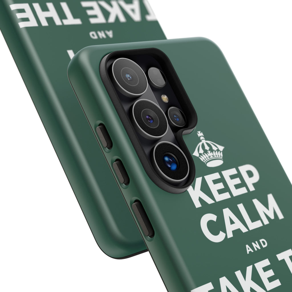 KEEP CALM AND TAKE THE FIRST STEP Phone Case
