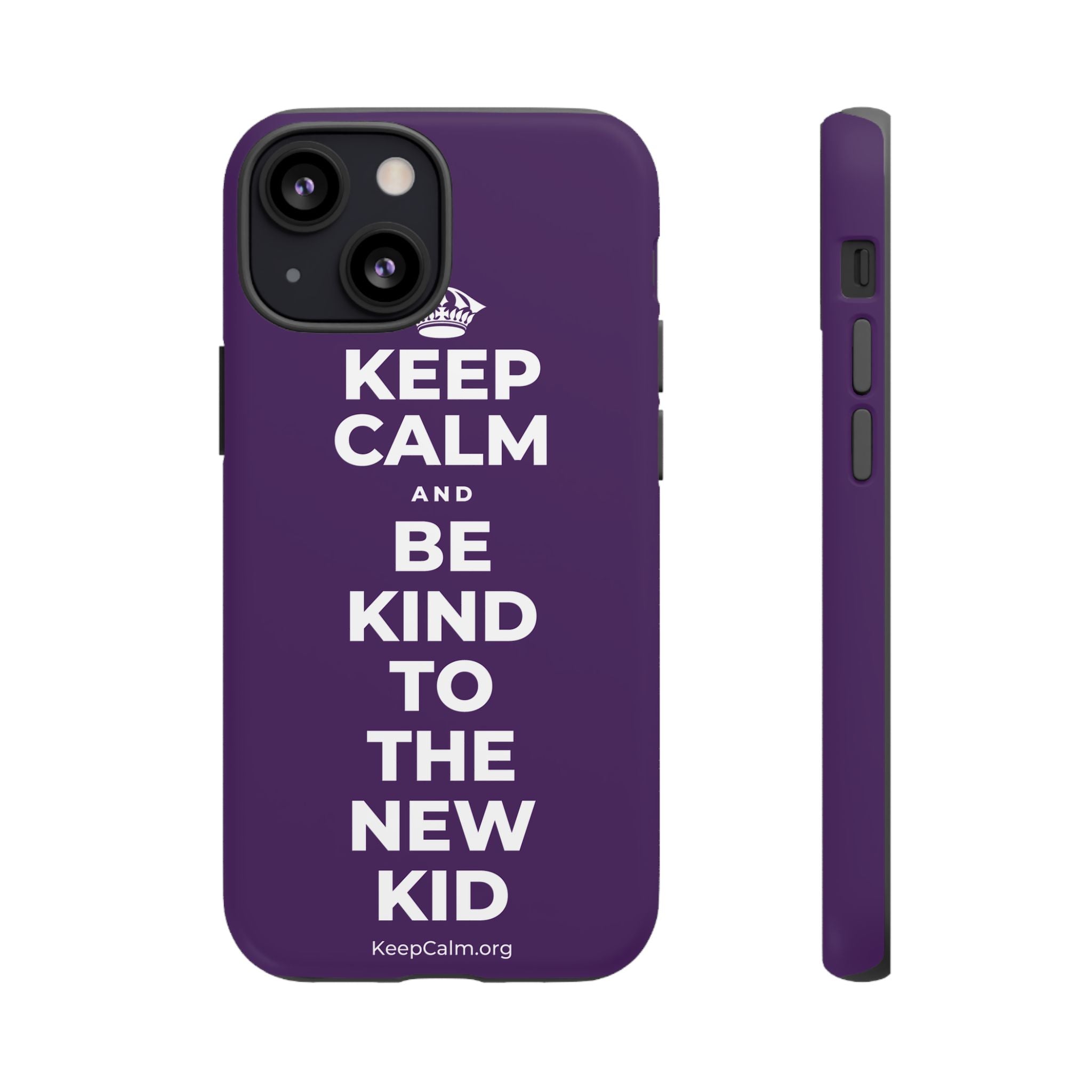 KEEP CALM AND BE KIND TO THE NEW KID Phone Case