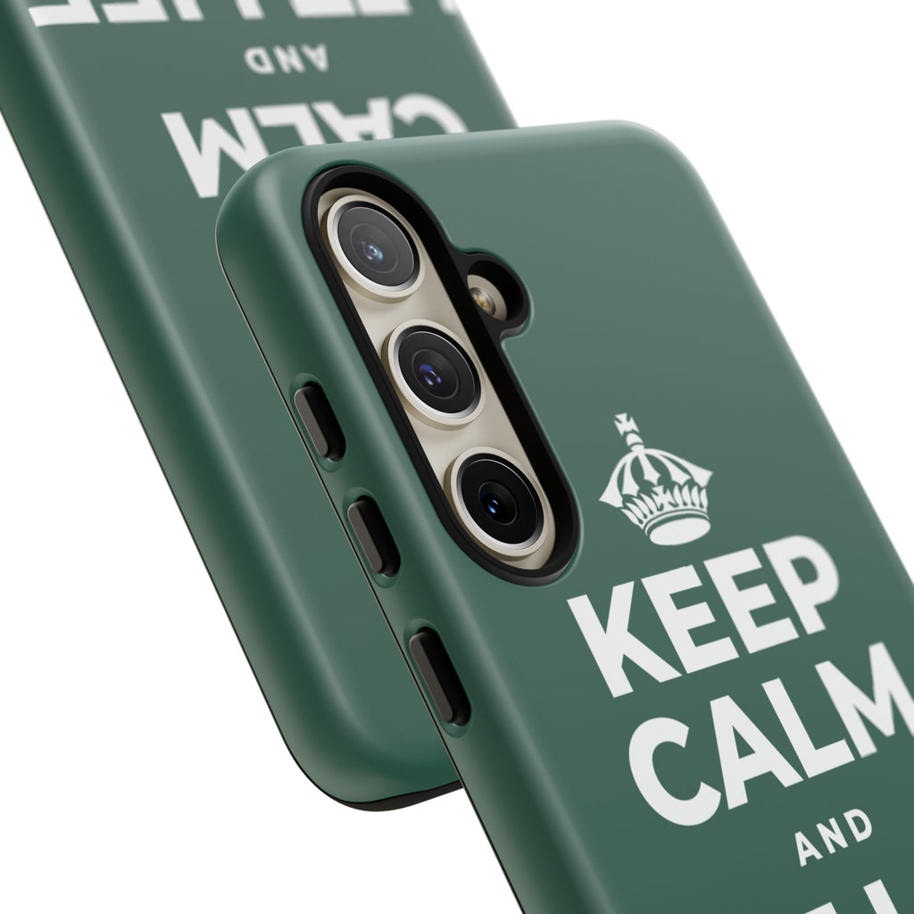 KEEP CALM AND LET LIFE HAPPEN Phone Case
