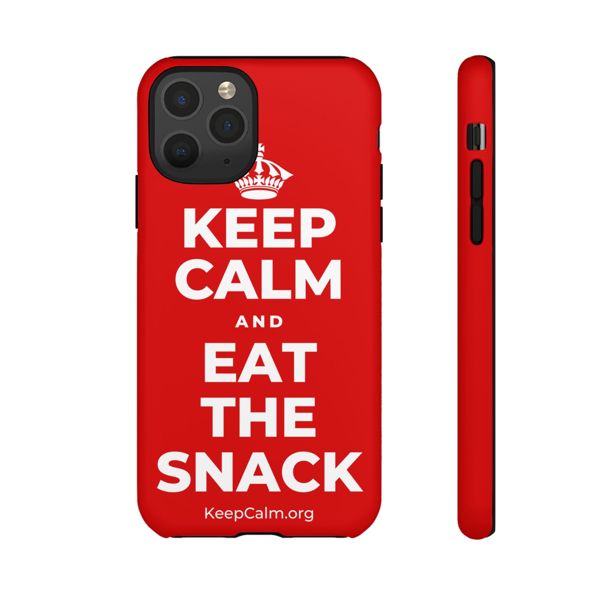 KEEP CALM AND EAT THE SNACK Phone Case