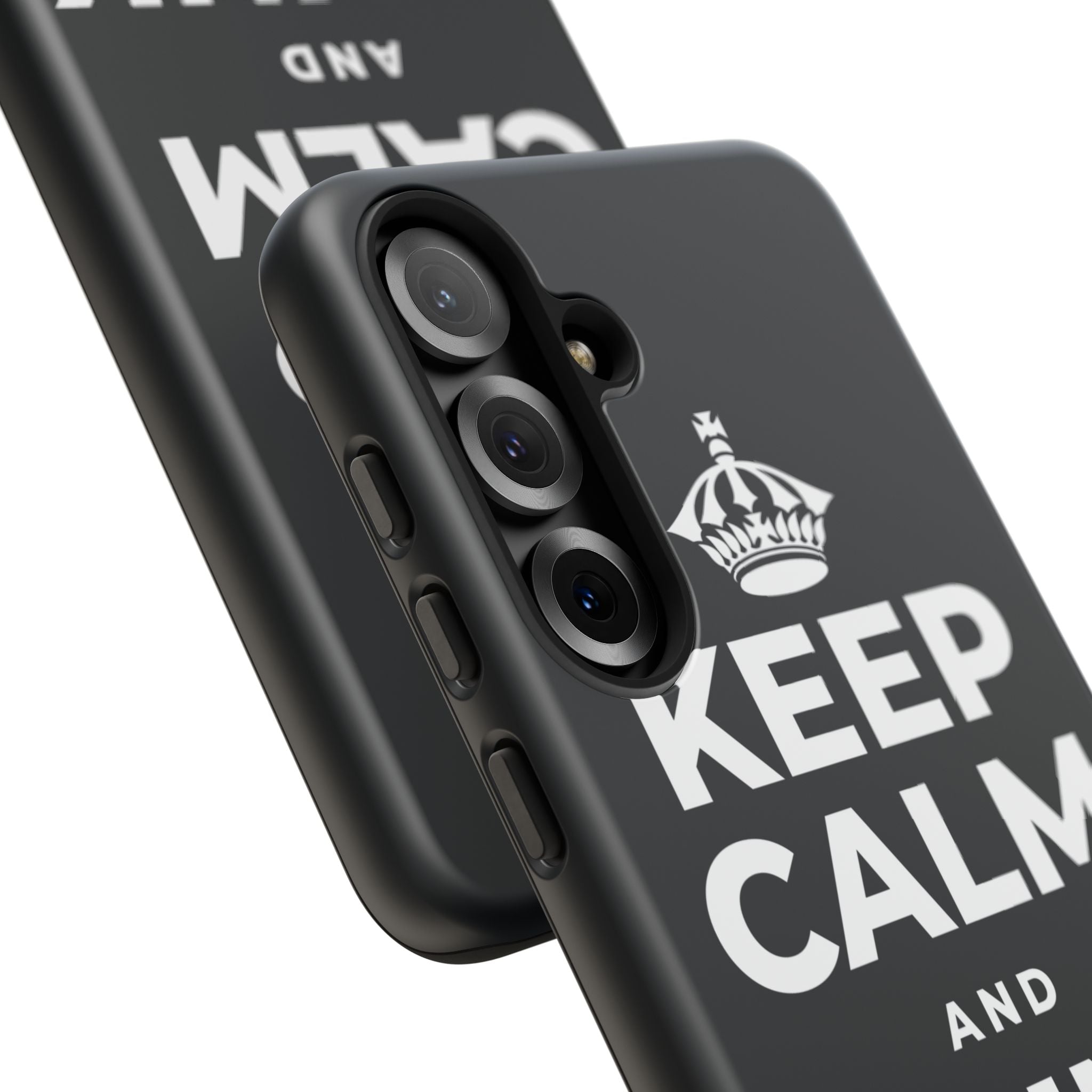 KEEP CALM AND DRINK WATER Phone Case (Dark)