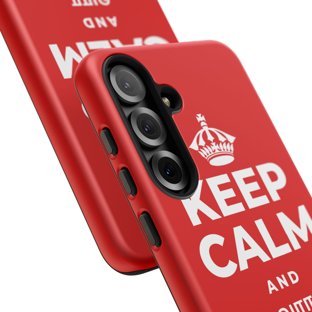 KEEP CALM AND வார இறுதிக்குள் மெதுவாக இறங்குங்கள் Phone Case