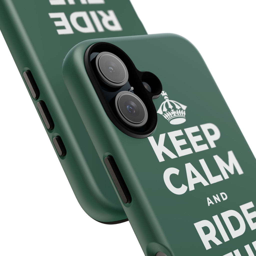 KEEP CALM AND RIDE THE GOOD WAVE Phone Case