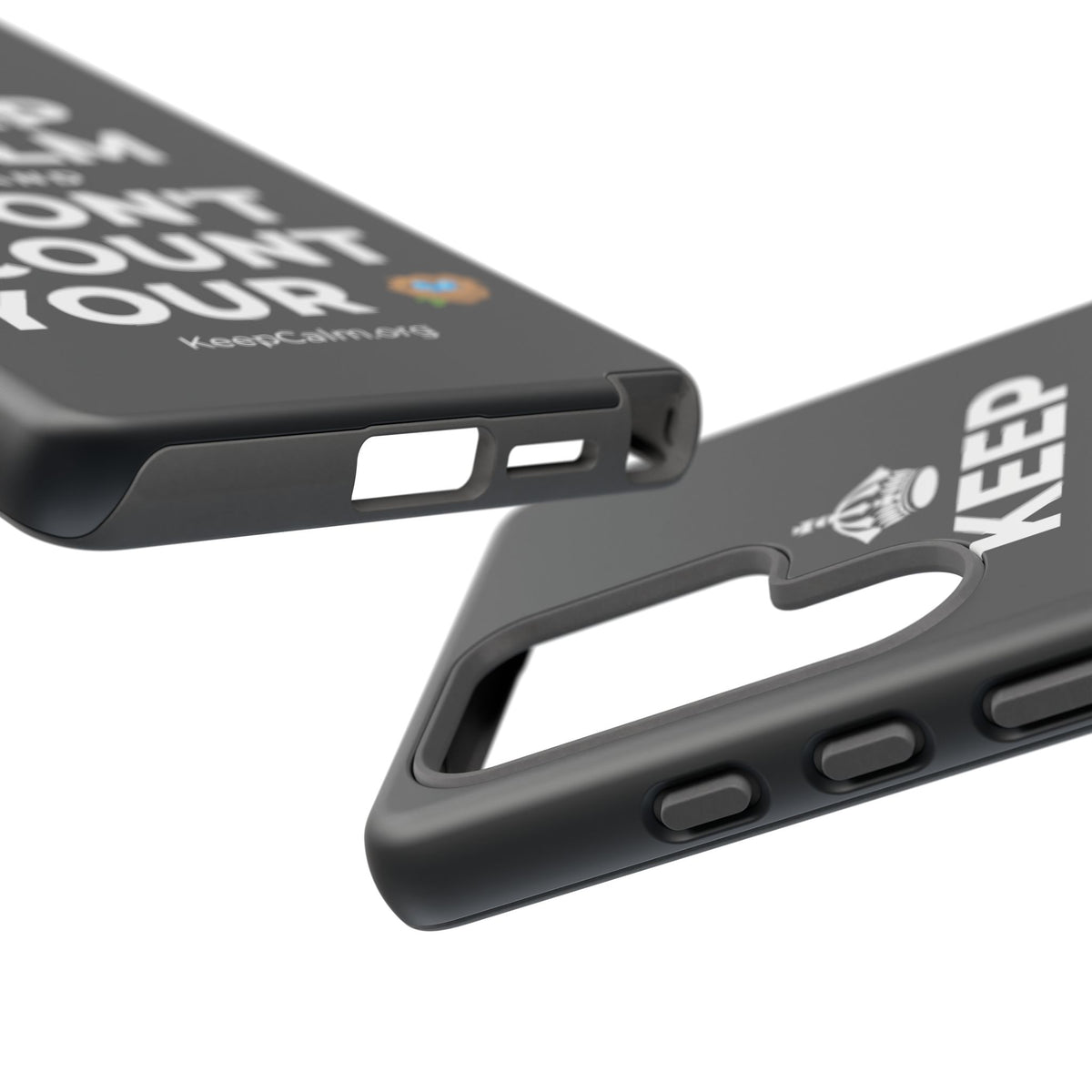 KEEP CALM AND DON'T COUNT YOUR 🪺 Phone Case (Dark)