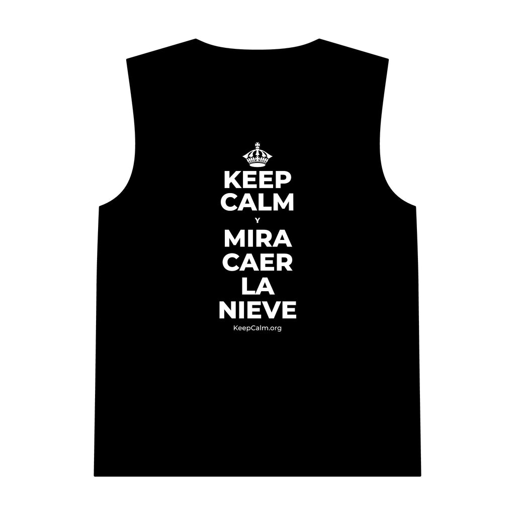 KEEP CALM Y MIRA CAER LA NIEVE Tank Top