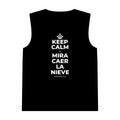 KEEP CALM Y MIRA CAER LA NIEVE Tank Top